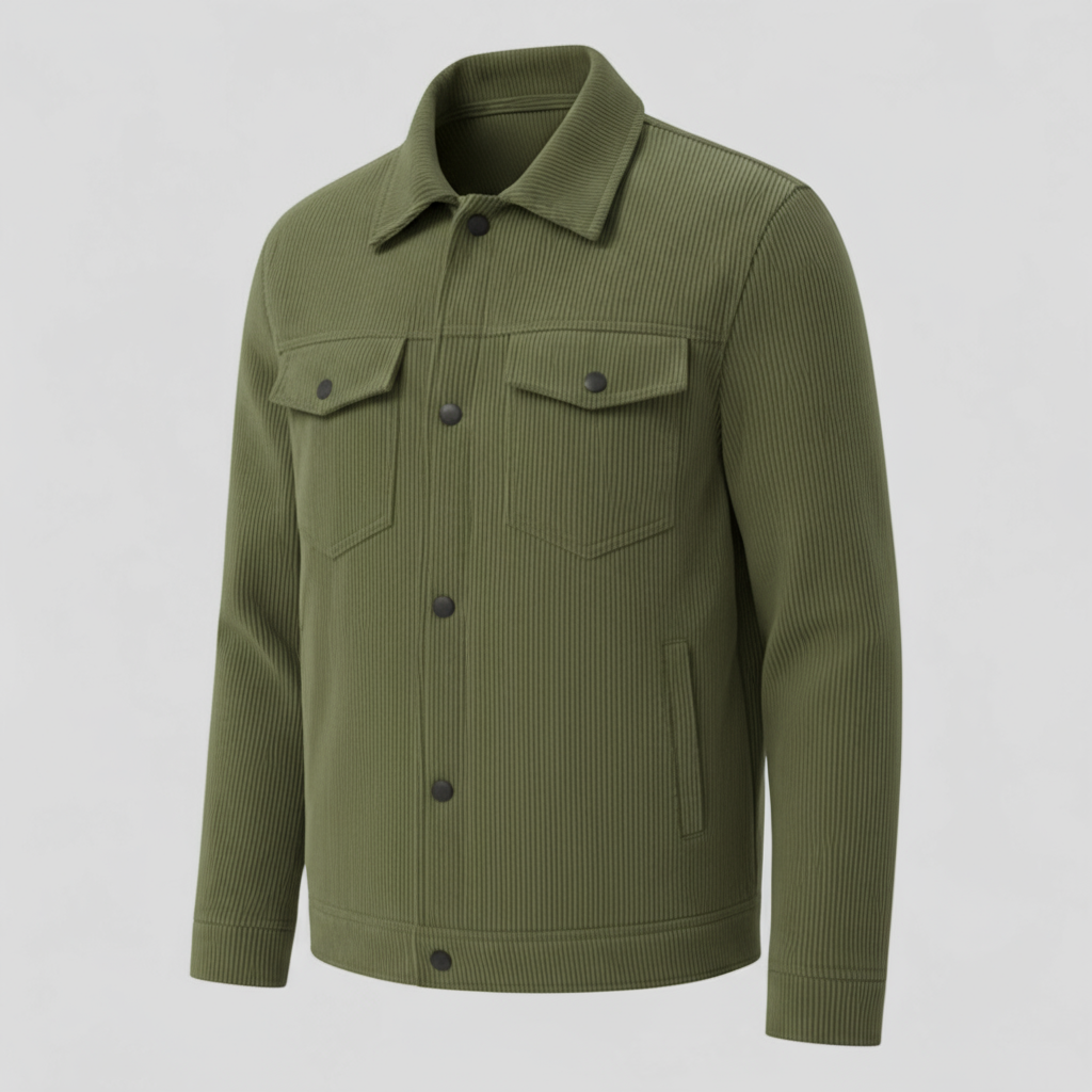 Robert | Elegante giacca invernale: calore e stile per ogni occasione - Verde - coat men Jackets & Coats - Concept Palermo