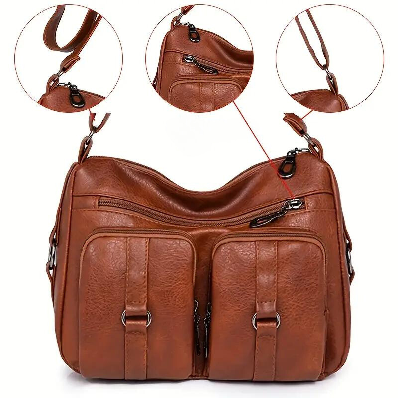Gwyneth Cargo Bag | Borsa multiuso da donna - Marrone - feed-agegroup-adult feed-cond-new feed-gender-female feed-gpc-166 feed-sizetype-regular women bags - Concept Palermo