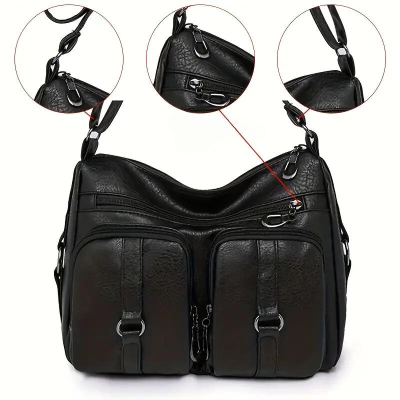 Gwyneth Cargo Bag | Borsa multiuso da donna - Nero - feed-agegroup-adult feed-cond-new feed-gender-female feed-gpc-166 feed-sizetype-regular women bags - Concept Palermo
