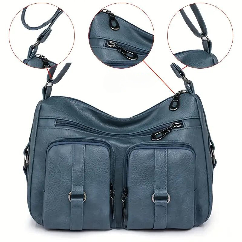 Gwyneth Cargo Bag | Borsa multiuso da donna - Blu - feed-agegroup-adult feed-cond-new feed-gender-female feed-gpc-166 feed-sizetype-regular women bags - Concept Palermo