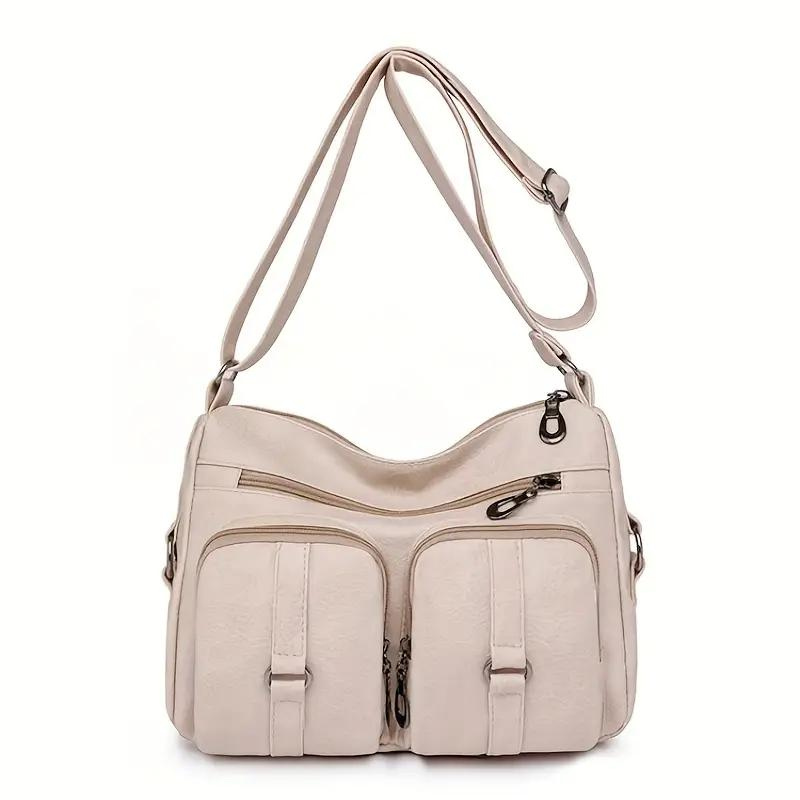 Gwyneth Cargo Bag | Borsa multiuso da donna - Bianco crema - feed-agegroup-adult feed-cond-new feed-gender-female feed-gpc-166 feed-sizetype-regular women bags - Concept Palermo