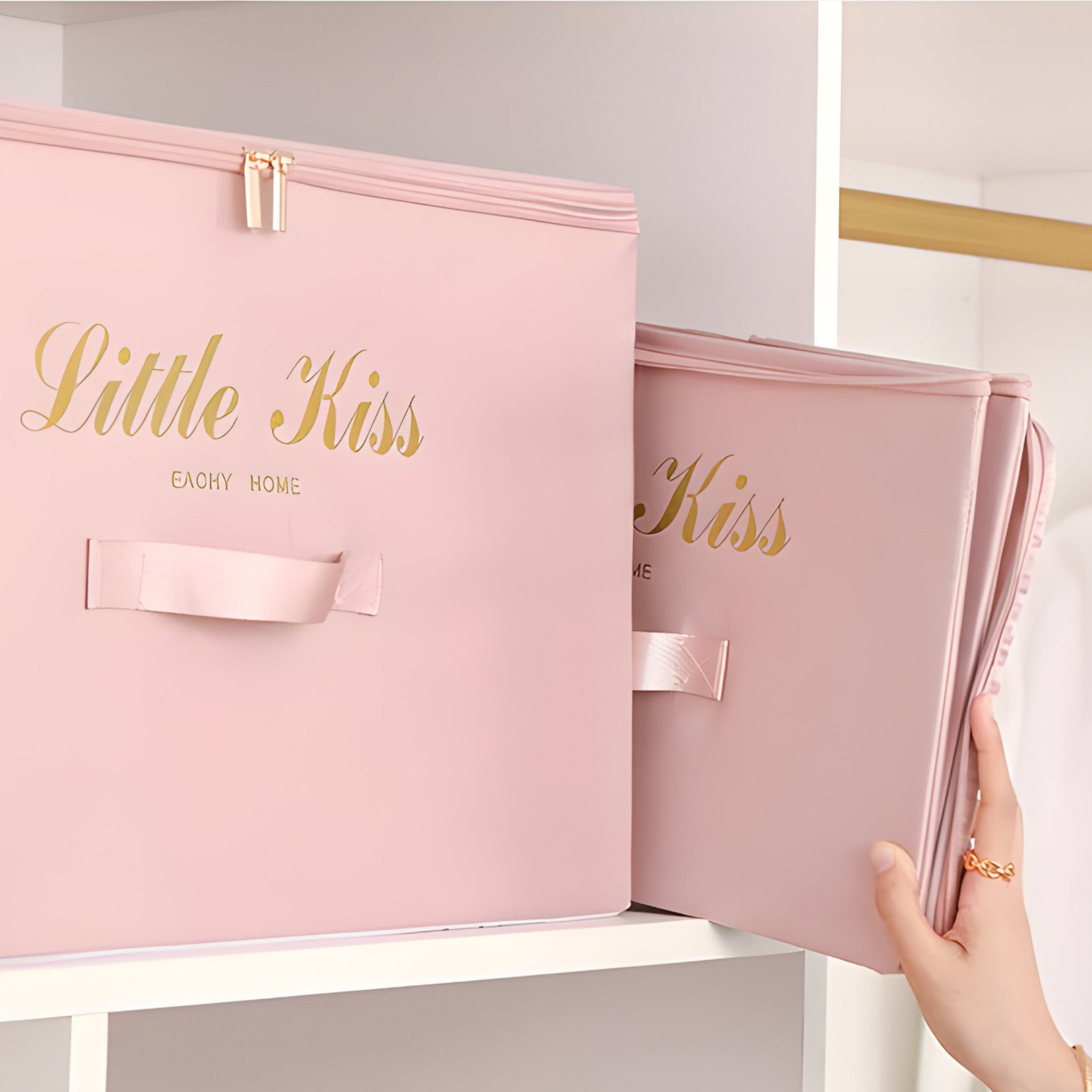 Contenitore per lo stoccaggio | Organizer ad alta capacità - cesta in tessuto per abiti e coperte - - Clothing Organizer Storage Boxes & Bins - Concept Palermo