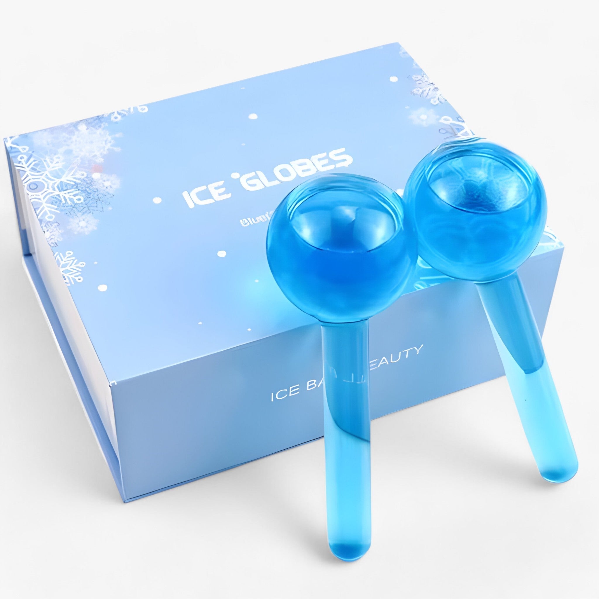 BeautyCool | Palline Cristalline Rinfrescanti - Massaggio Energetico per Viso e Occhi, 2 pezzi/confezione - SET BLU - BEAUTY face massage massage - Concept Palermo