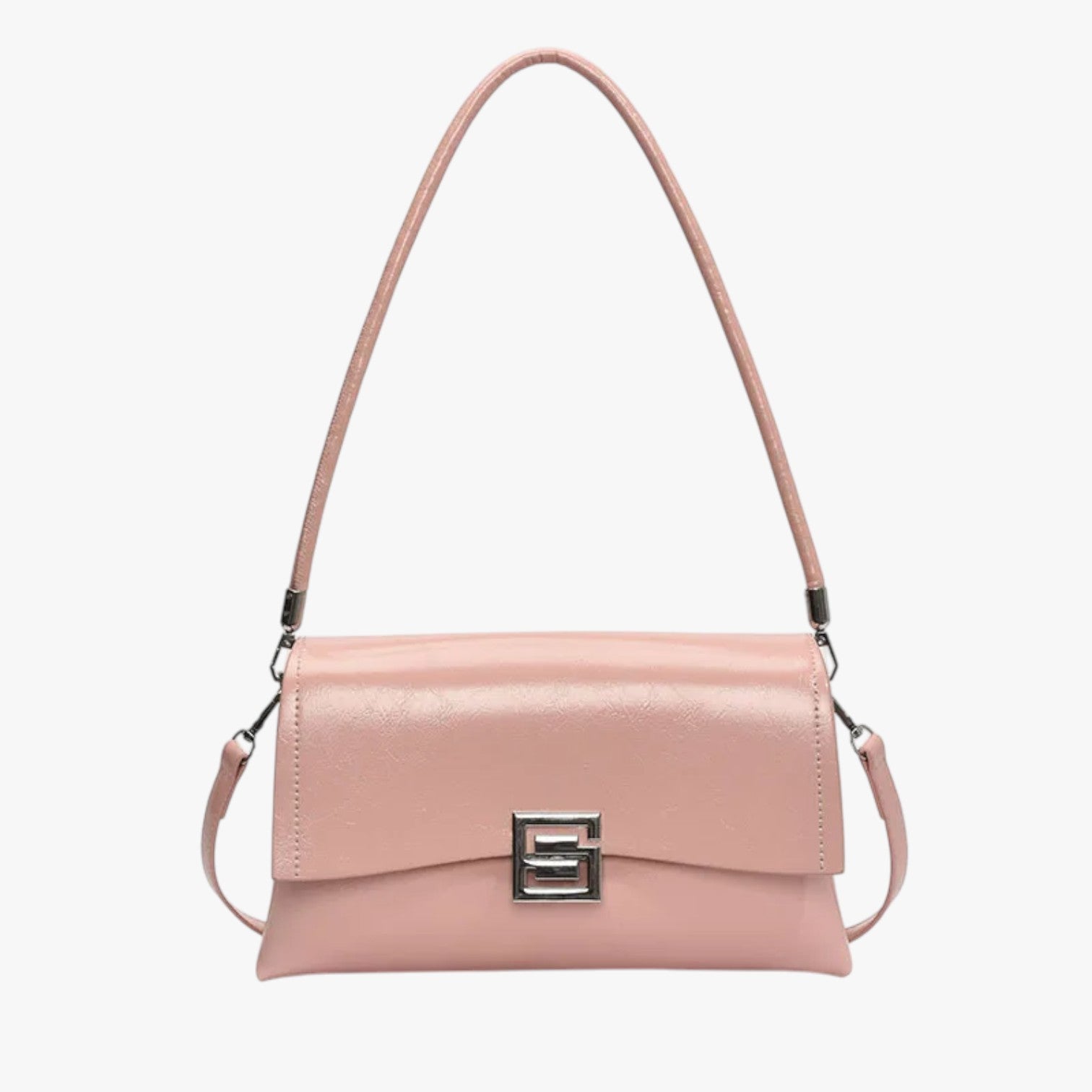 Amelia | Elegante borsa a conchiglia - con una finitura lussuosa per un tocco raffinato - Rosa - Bags women bags Women's handbags - Concept Palermo