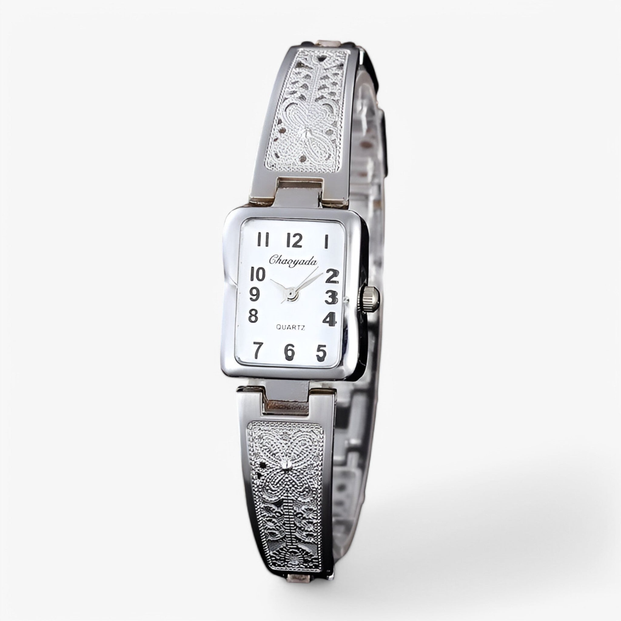 Clarisse | Orologio da donna bicolore argento e oro con quadrante quadrato - Argento - female watch watch for women - Concept Palermo