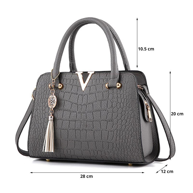 Borsa in pelle di coccodrillo - - Bags handbags Women's handbags - Concept Palermo