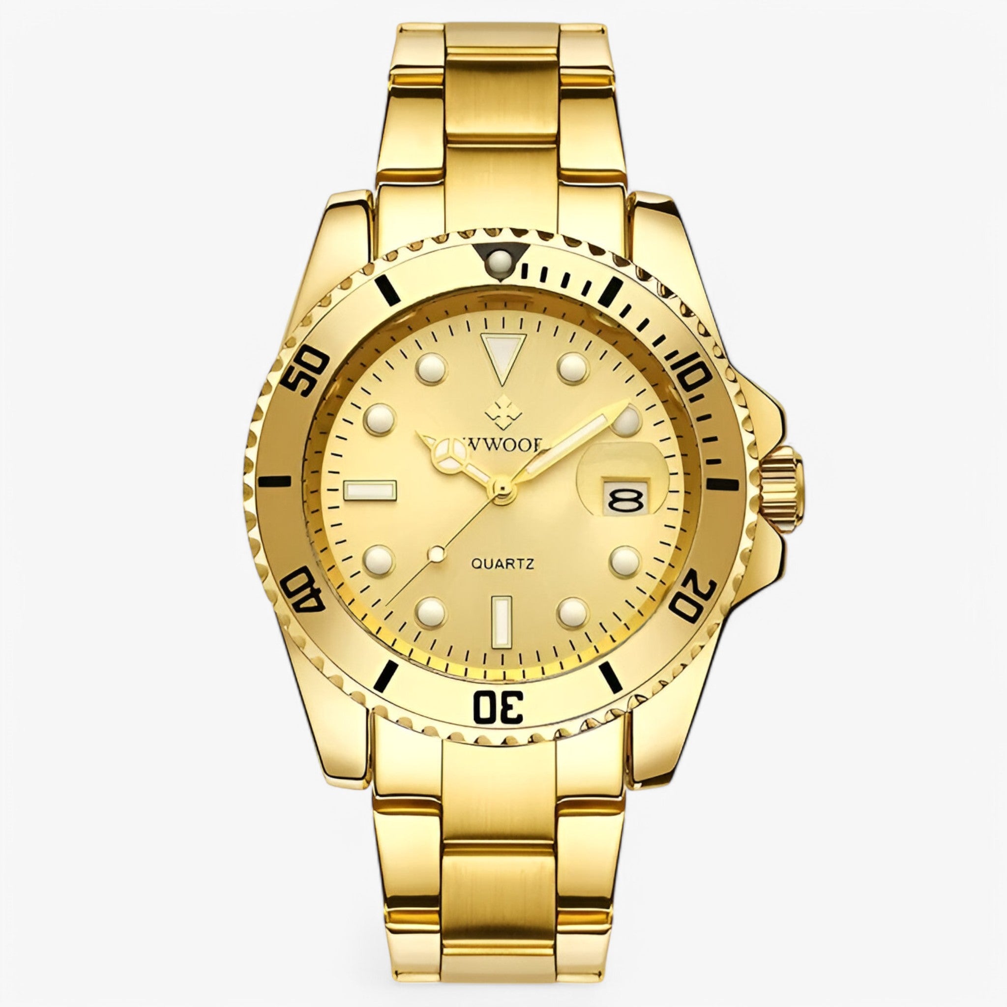 Stelan | Orologio Sportivo di Lusso in Acciaio Inossidabile - Oro Oro - - Concept Palermo