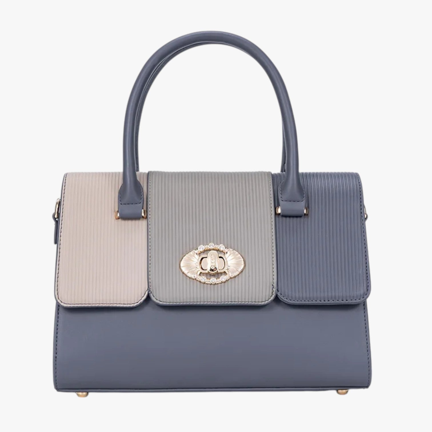 Karina | Borsa in pelle PU resistente e dallo stile raffinato - Grigio - Bags women bags Women's handbags - Concept Palermo