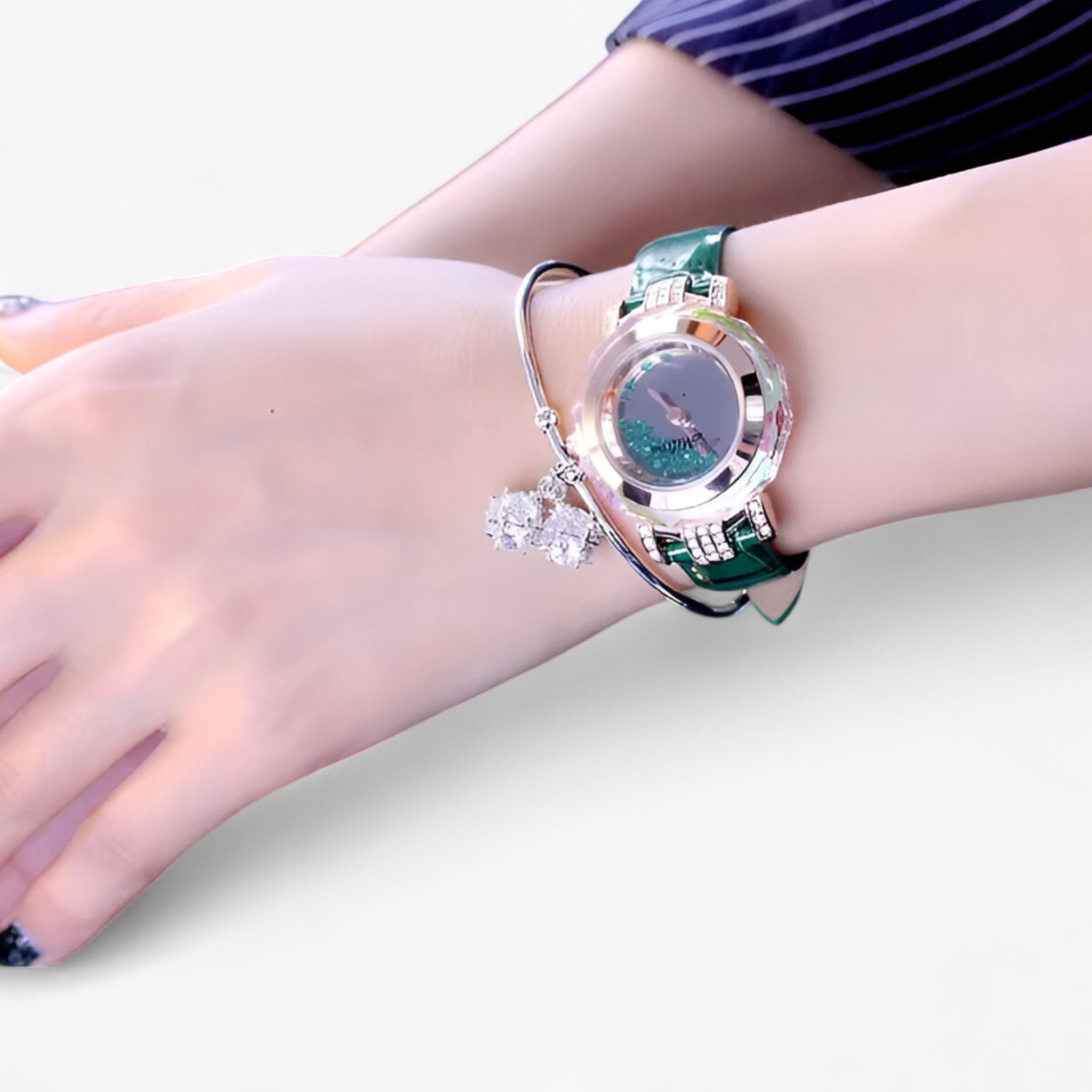 ISSA | Orologio da donna con cristalli austriaci e movimento al quarzo giapponese - - female watch watch for women - Concept Palermo