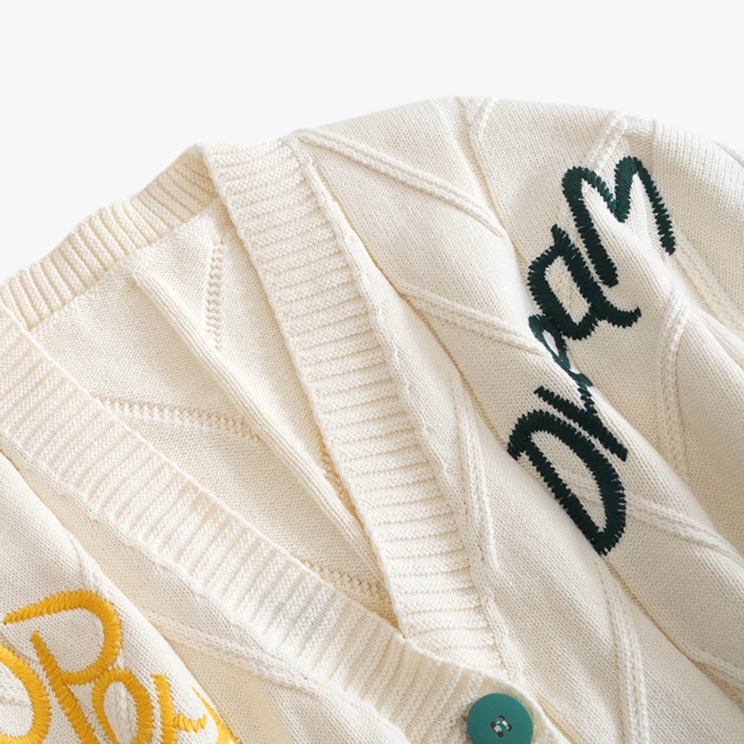 Sophie | Cardigan casual elegante da donna in puro cotone con bottoni ricamati e logo personalizzato - - Sweater sweaters sweaters & cardigans - Concept Palermo