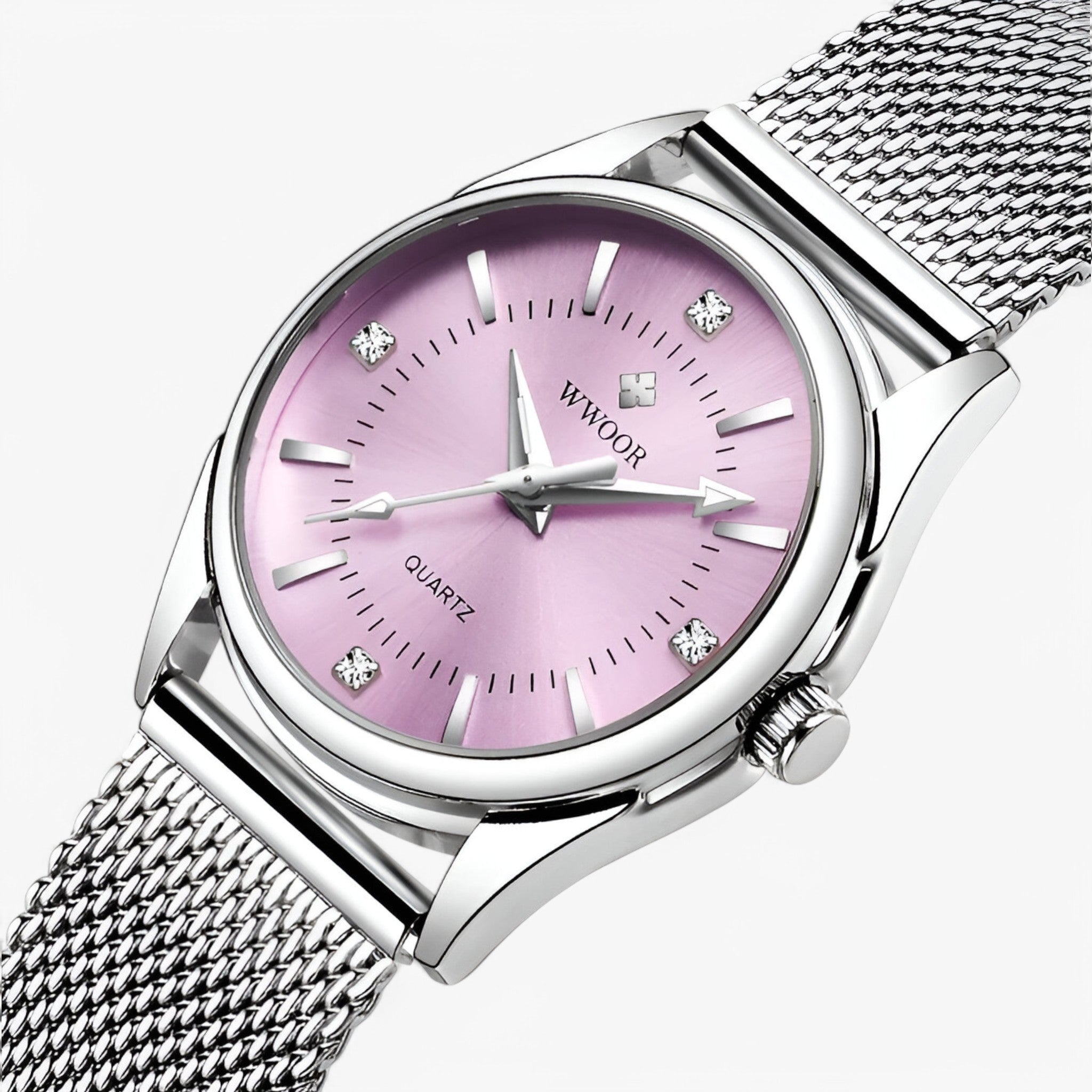 Maria | Lussuoso ed elegante anello da donna in oro con diamanti - rosa - watch for women - Concept Palermo