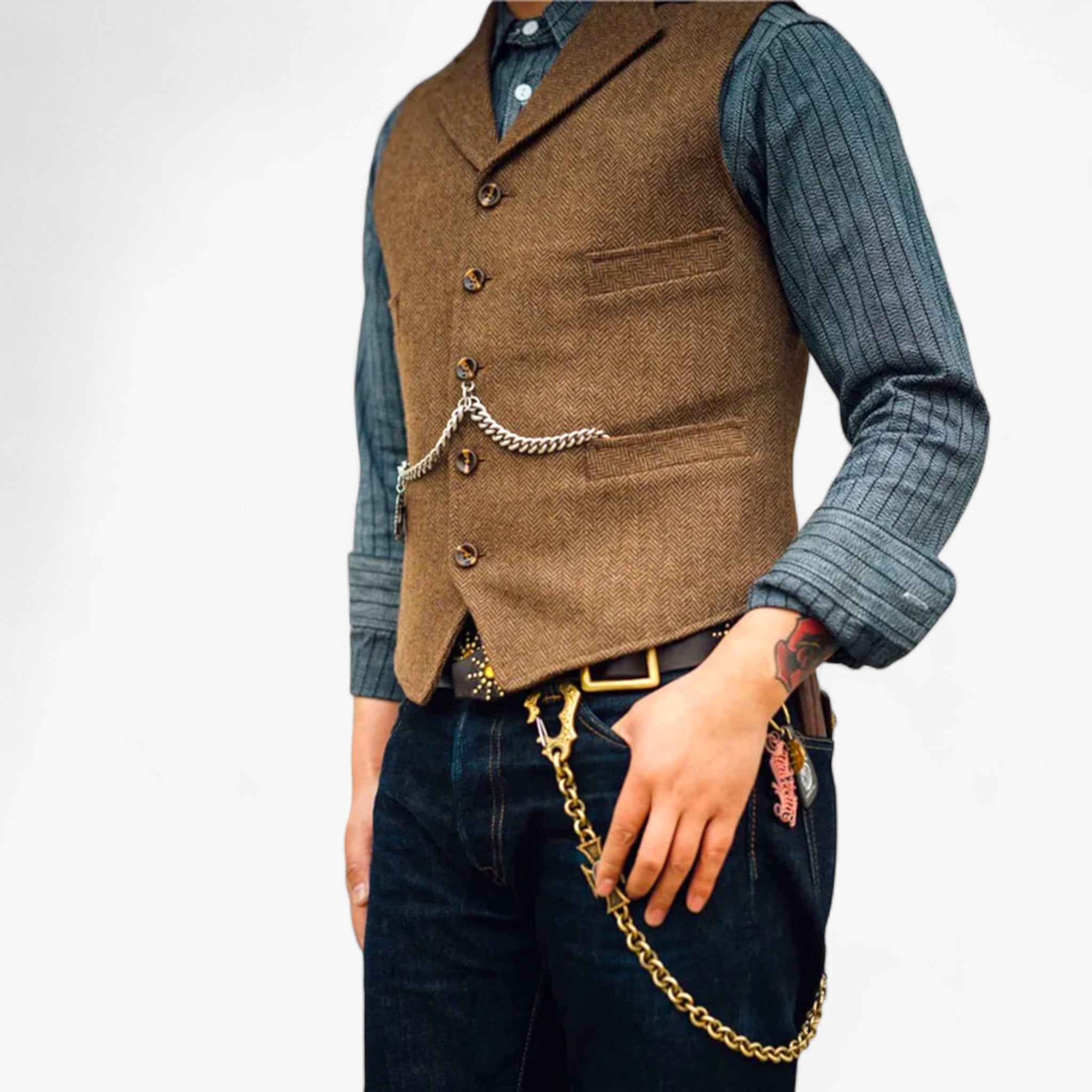Henry | Gilet business in ottone - Eleganza senza tempo - - - Concept Palermo