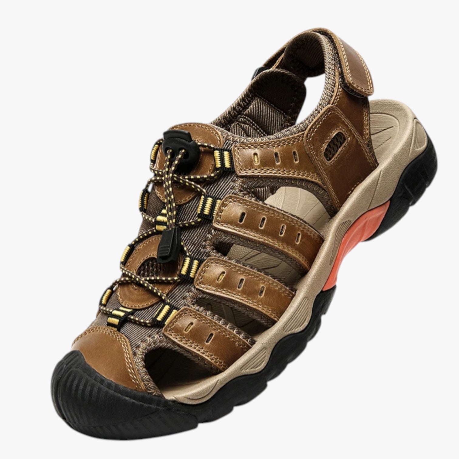 Marcus | Sandali da trekking chiusi da uomo per comfort e protezione sui sentieri - Marrone - Footwear mens footwear sandals sandals for men summer footwear - Concept Palermo