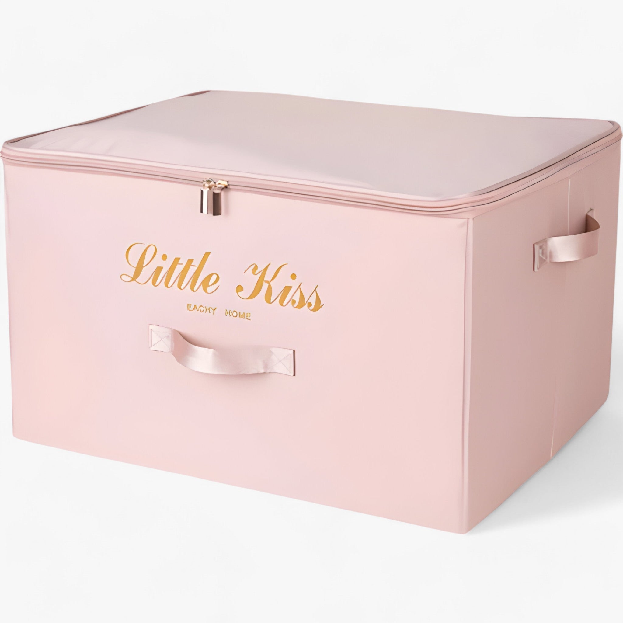 Contenitore per lo stoccaggio | Organizer ad alta capacità - cesta in tessuto per abiti e coperte - Rosa - Clothing Organizer Storage Boxes & Bins - Concept Palermo
