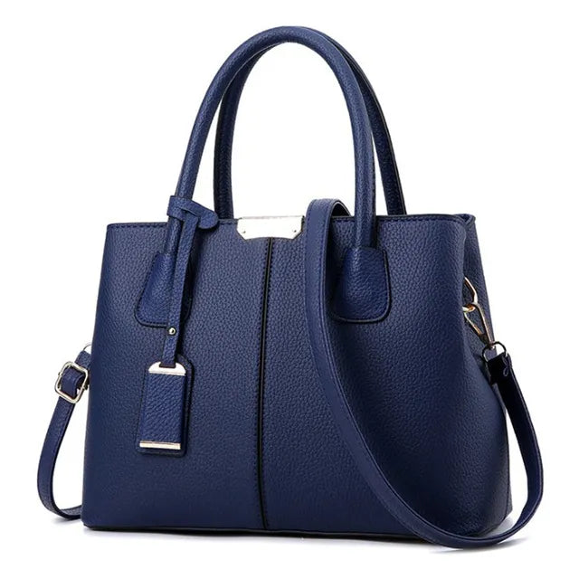 Borsa in pelle Emily - blu scuro - Bags women bags - Concept Palermo
