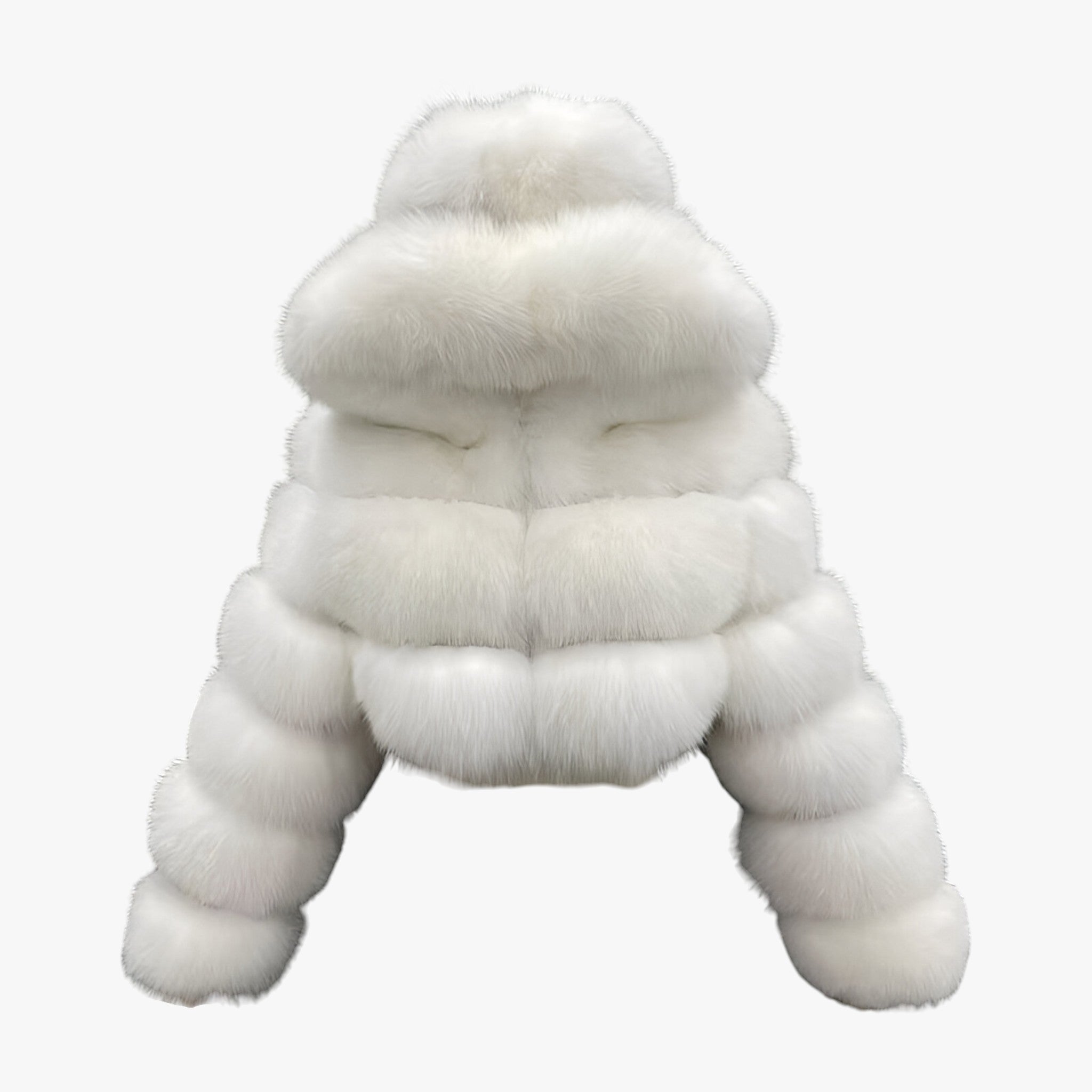 Adele | Giacca morbida in pelliccia sintetica - Calore e eleganza lussuosi - Bianco - faux fur jacket for her fur jacket Jackets & Coats snow jacket winter winter jacket - Concept Palermo