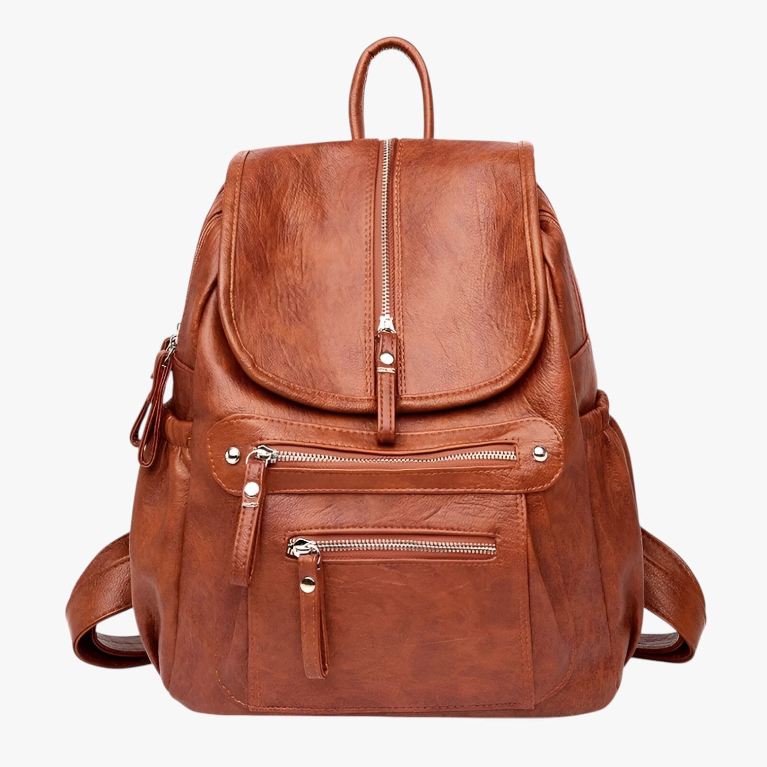 Raelynn | Zaini in Pelle di Alta Qualità Eleganza Vintage per Donne e Ragazze - Marrone - Backpacks Bags women bags - Concept Palermo