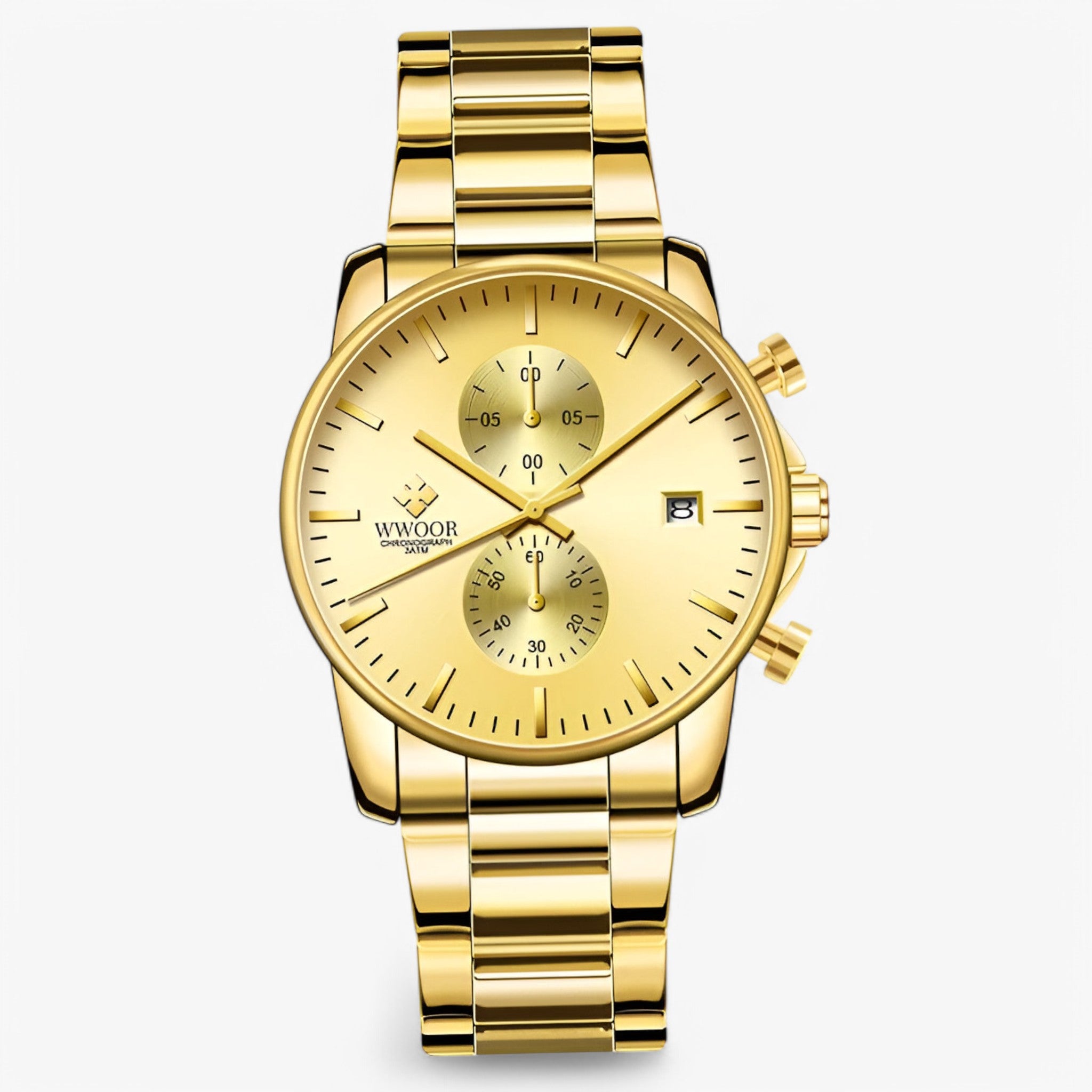 Marco | Movimento cronografo leggero in acciaio inossidabile - Oro - - Concept Palermo