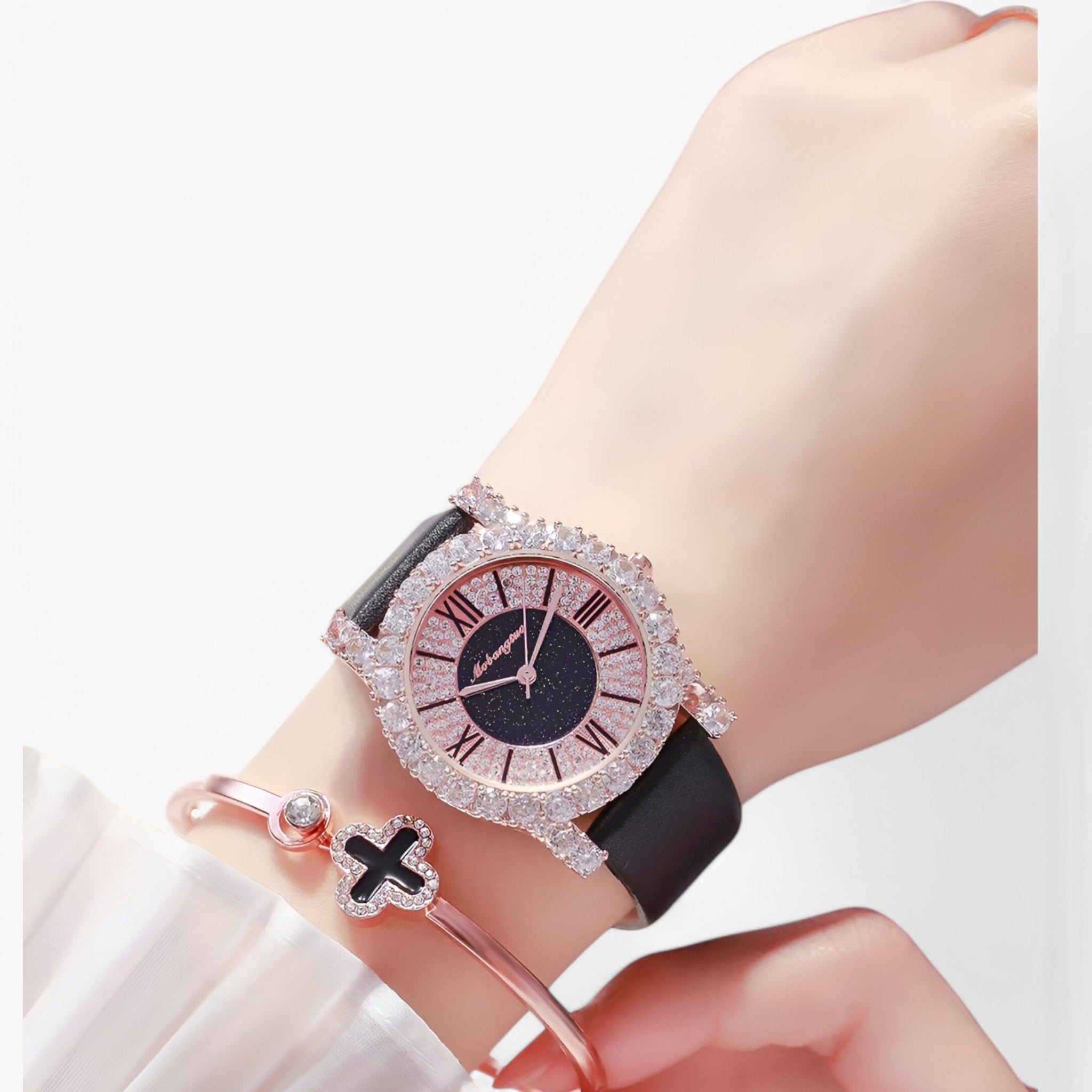Beatris – Orologio da Donna Elegante con Cristalli e Diamanti - - female watch watch for women - Concept Palermo