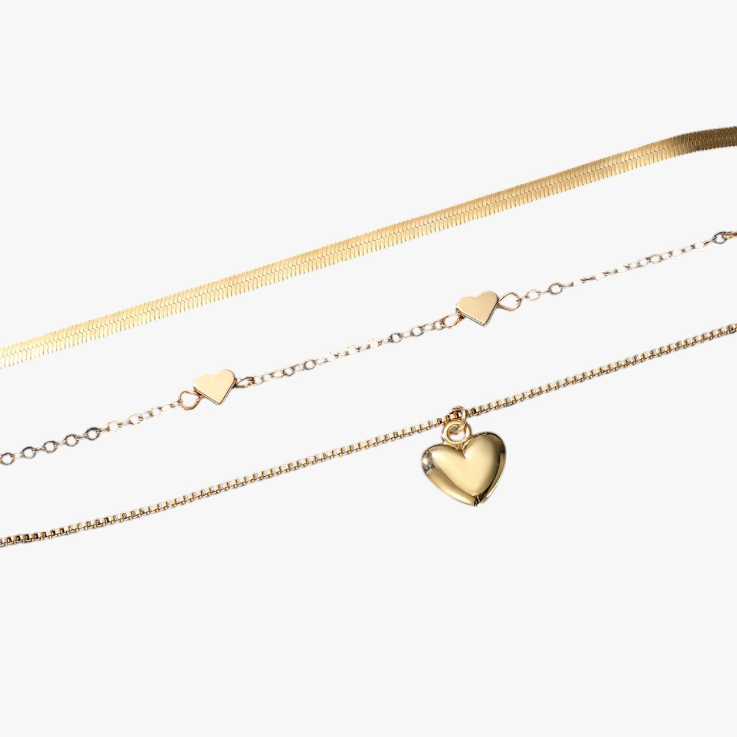 Isabelle | Eleganza a strati - La collana a cuore che illumina il tuo look - - elegant womens necklaces necklace Necklaces for Women - Concept Palermo