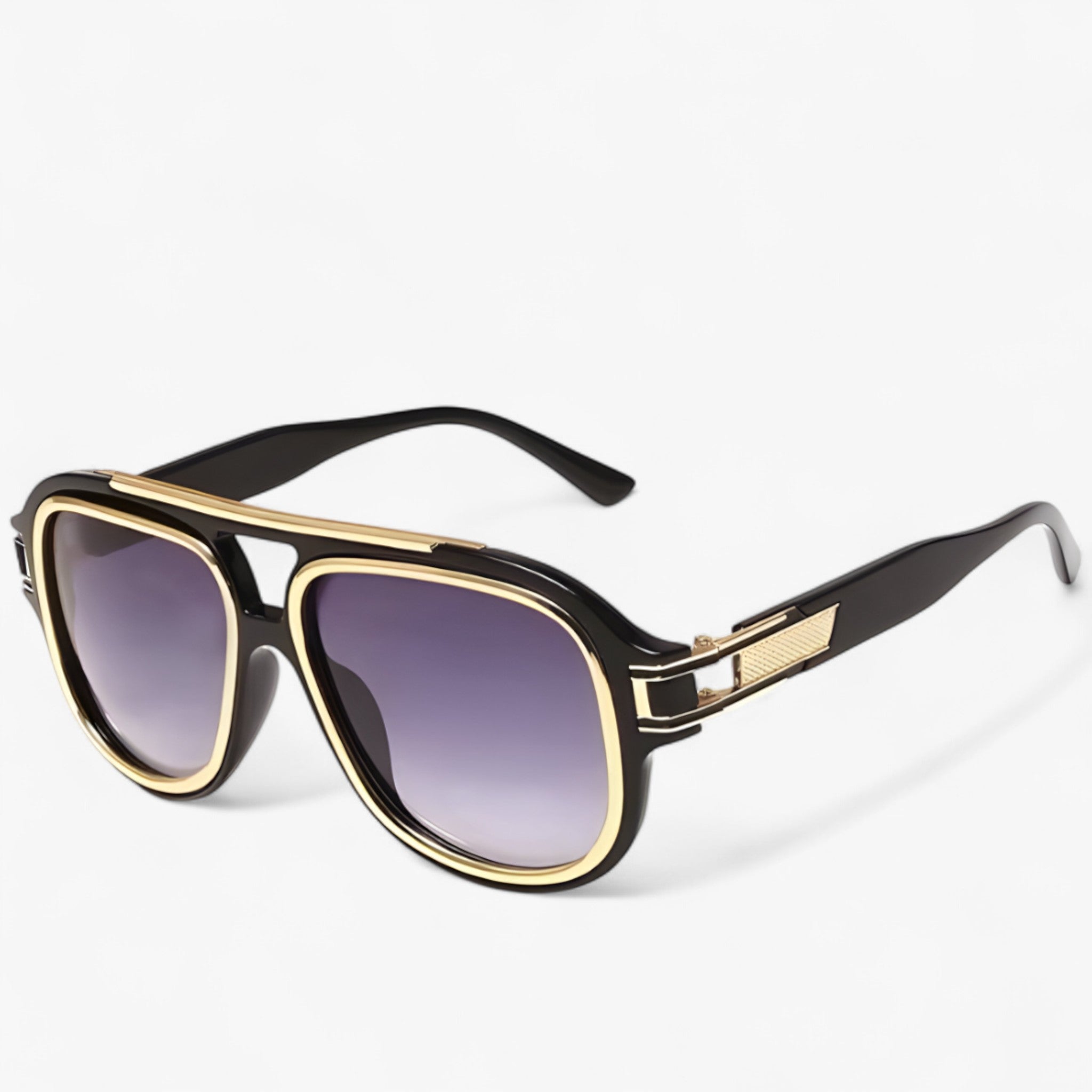 Rafael | Occhiali da sole vintage glamour anti-irritazione - Nero Grigio - Fashion Sunglasses men sunglasses polarized mens sunglasses Polarized man sunglasses Sunglasses sunglasses polarized men - Concept Palermo