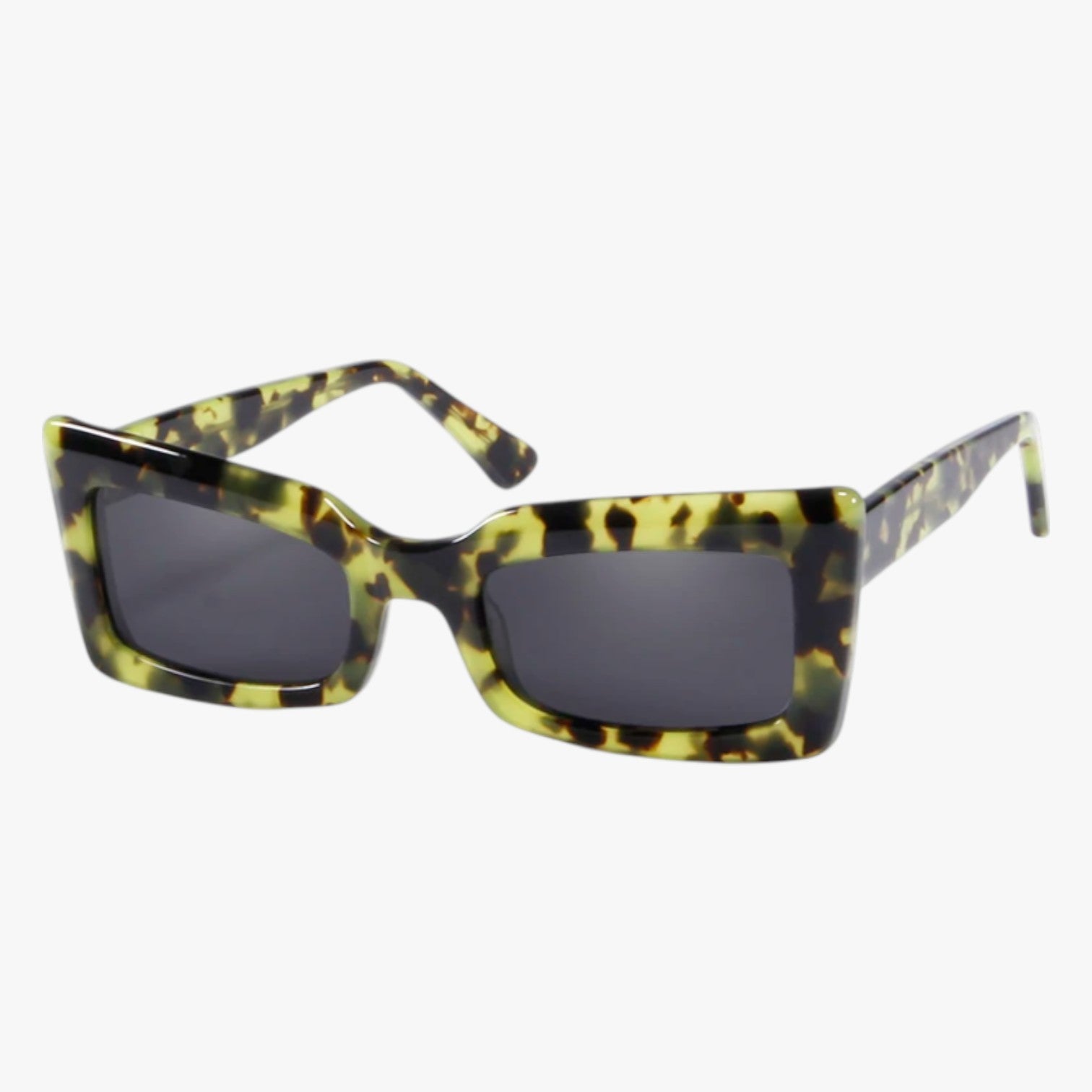 Alora | Occhiali da Sole Cat-Eye in Acetato Glamour Retrò & Visione Polarizzata - giallo - cateye sunglasses Fashion Sunglasses Sunglasses - Concept Palermo