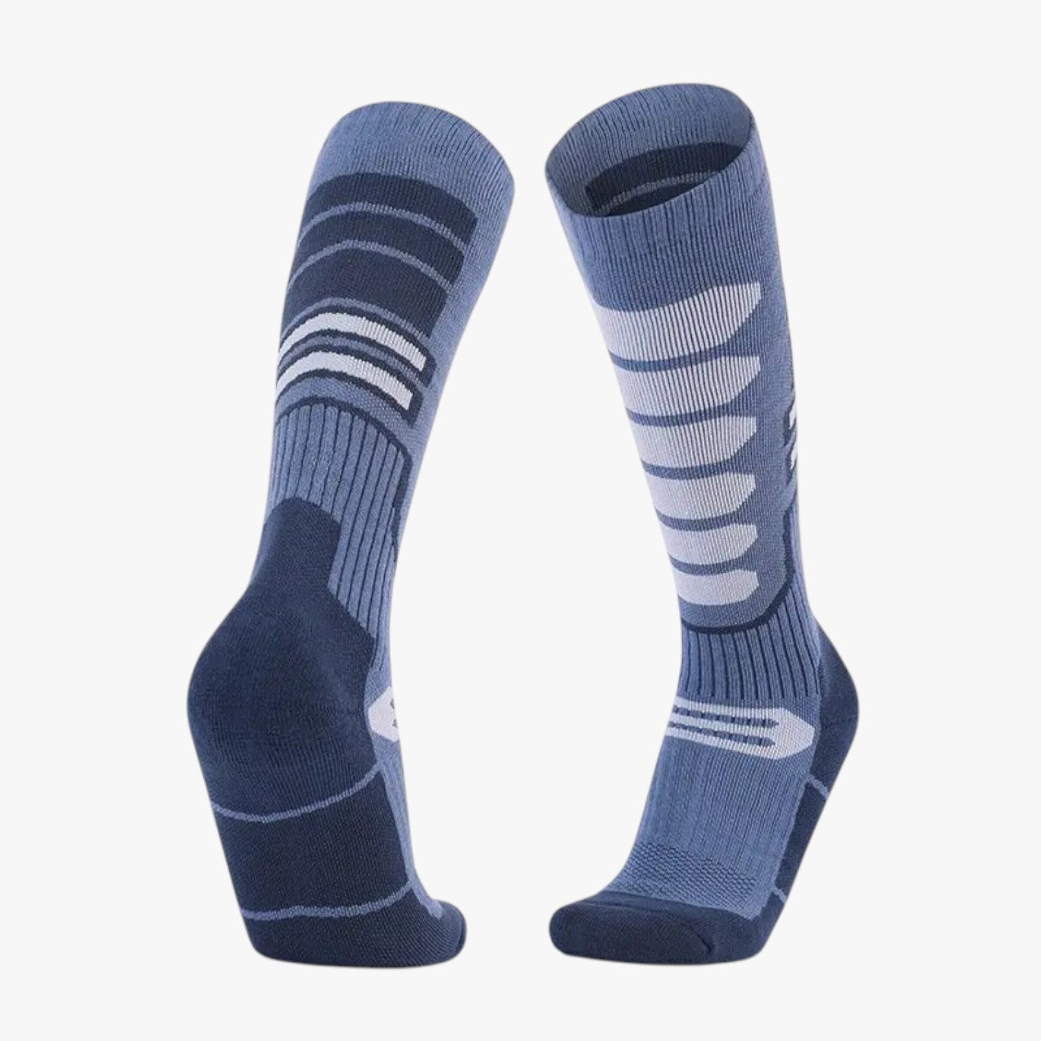 Kaleb | Calzini da sci e trekking – Extra spessi e traspiranti - L Blu - Hiking Socks socks - Concept Palermo