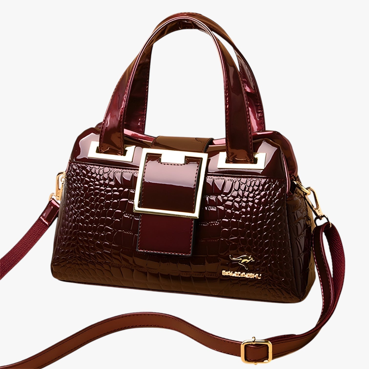 Dania | Elegante e Spazioso – Borsa a Tracolla in Finto Coccodrillo di Lusso - - Bags handbags women bags - Concept Palermo