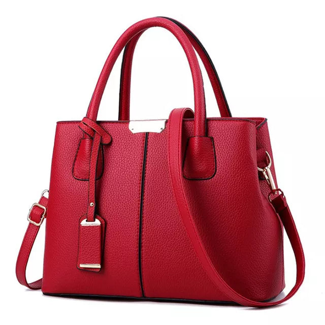 Borsa in pelle Emily - rosso vino - Bags women bags - Concept Palermo