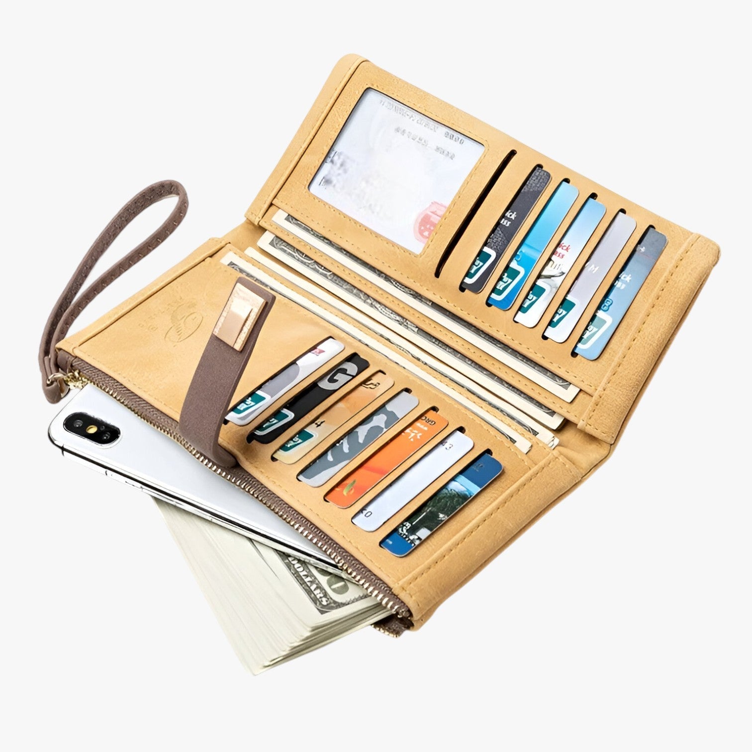 Makayla | Portafoglio lungo da donna - Spazioso, elegante e pratico - - wallet womens wallet - Concept Palermo