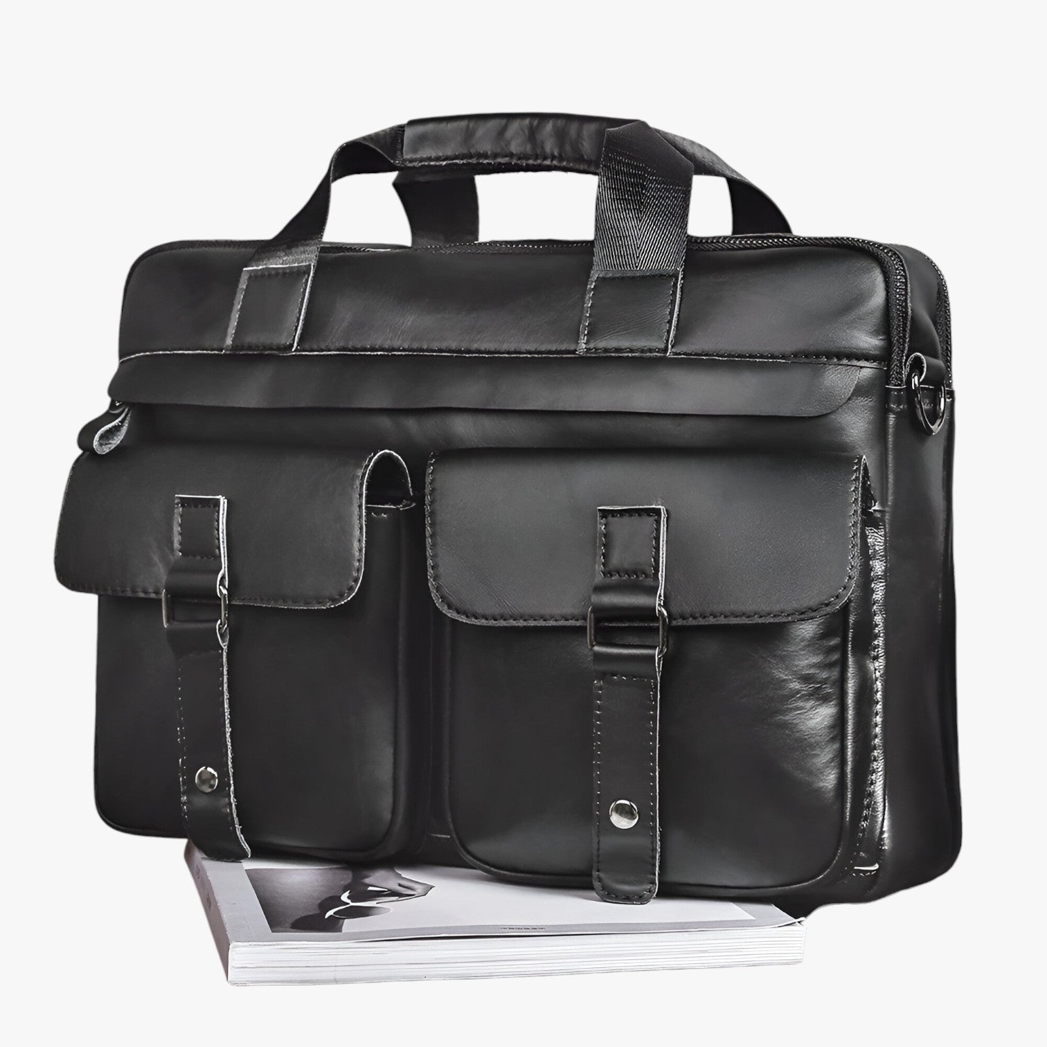 Jasiel | Borsa per Laptop in Pelle di Lusso – Elegante e Pratica per il Lavoro - - Bags mens bag Shoulder Bags - Concept Palermo