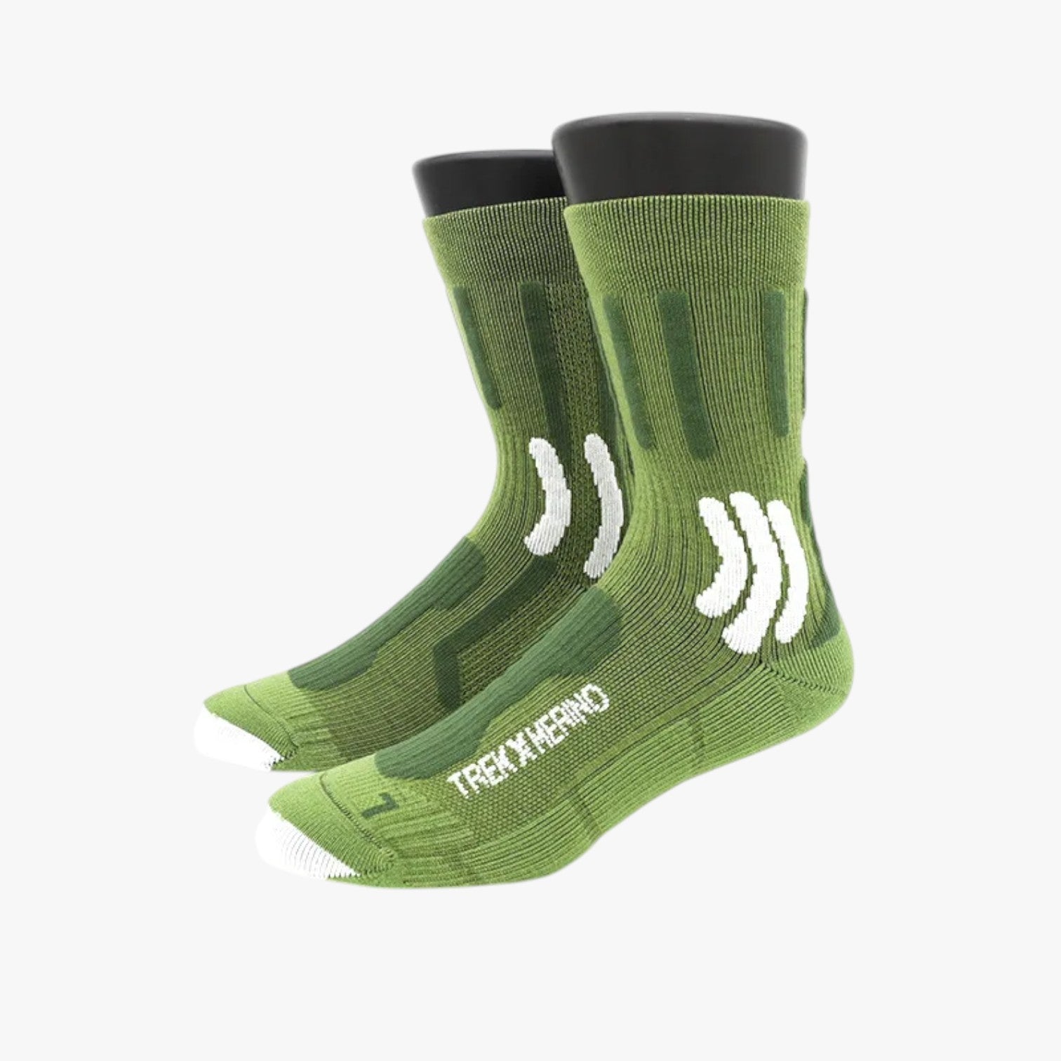 Vincent | Calzini da esterno in lana merino: comfort premium per escursionismo e corsa - M Army Green - Hiking Socks socks - Concept Palermo