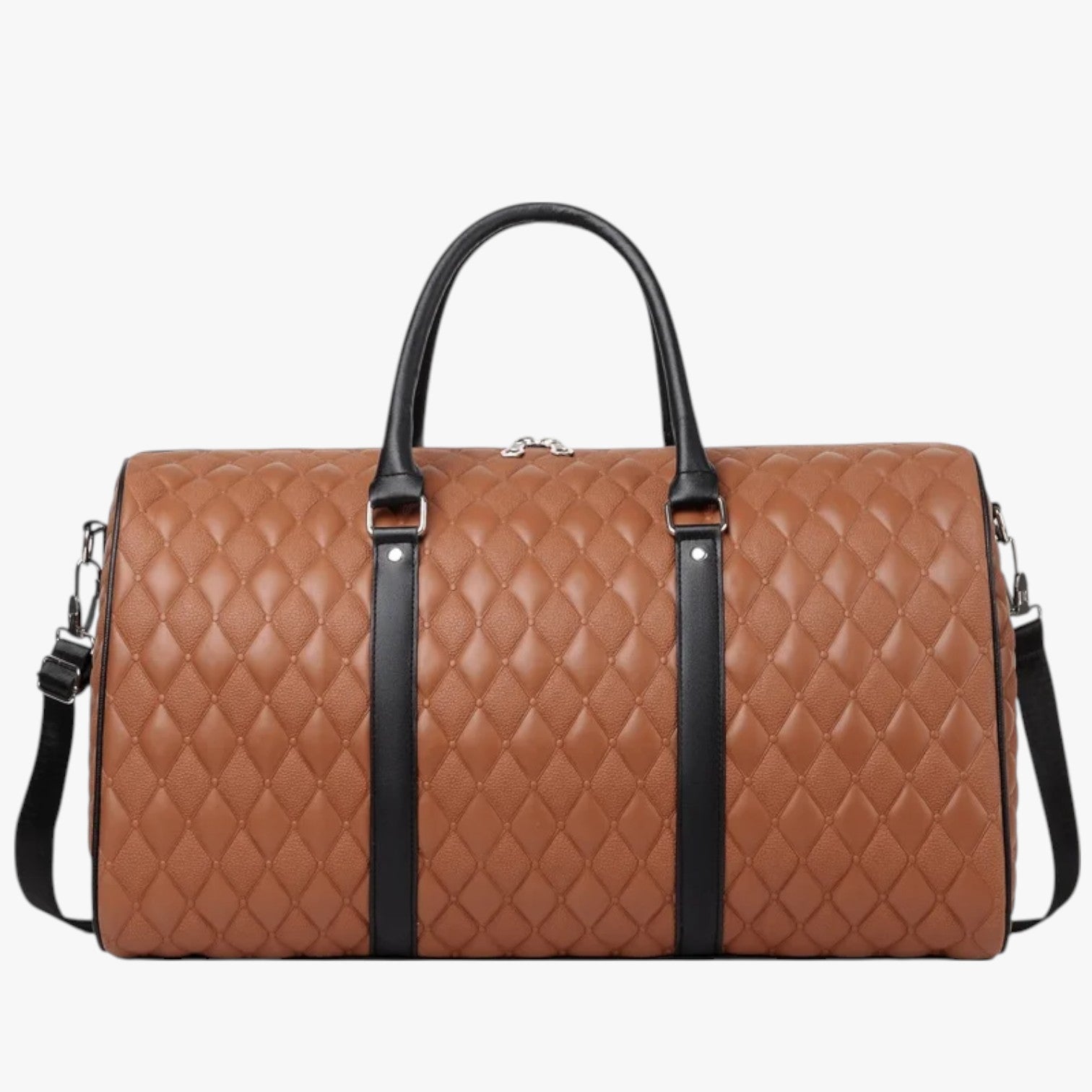 Jake | Borsa da weekend in pelle da uomo: elegante e spaziosa per ogni viaggio - Marrone - Bags mens bag Travel Bags - Concept Palermo