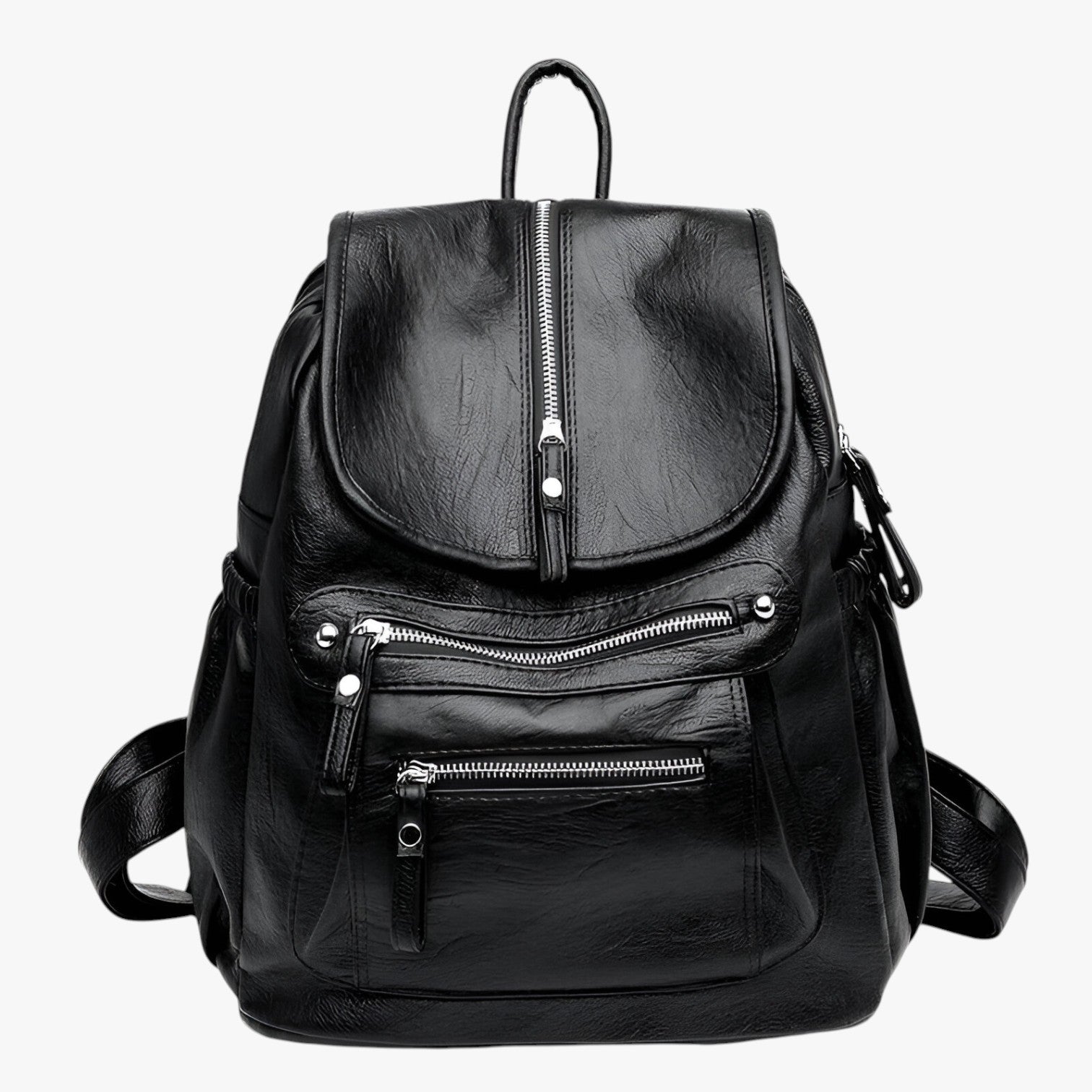 Raelynn | Zaini in Pelle di Alta Qualità Eleganza Vintage per Donne e Ragazze - Nero - Backpacks Bags women bags - Concept Palermo