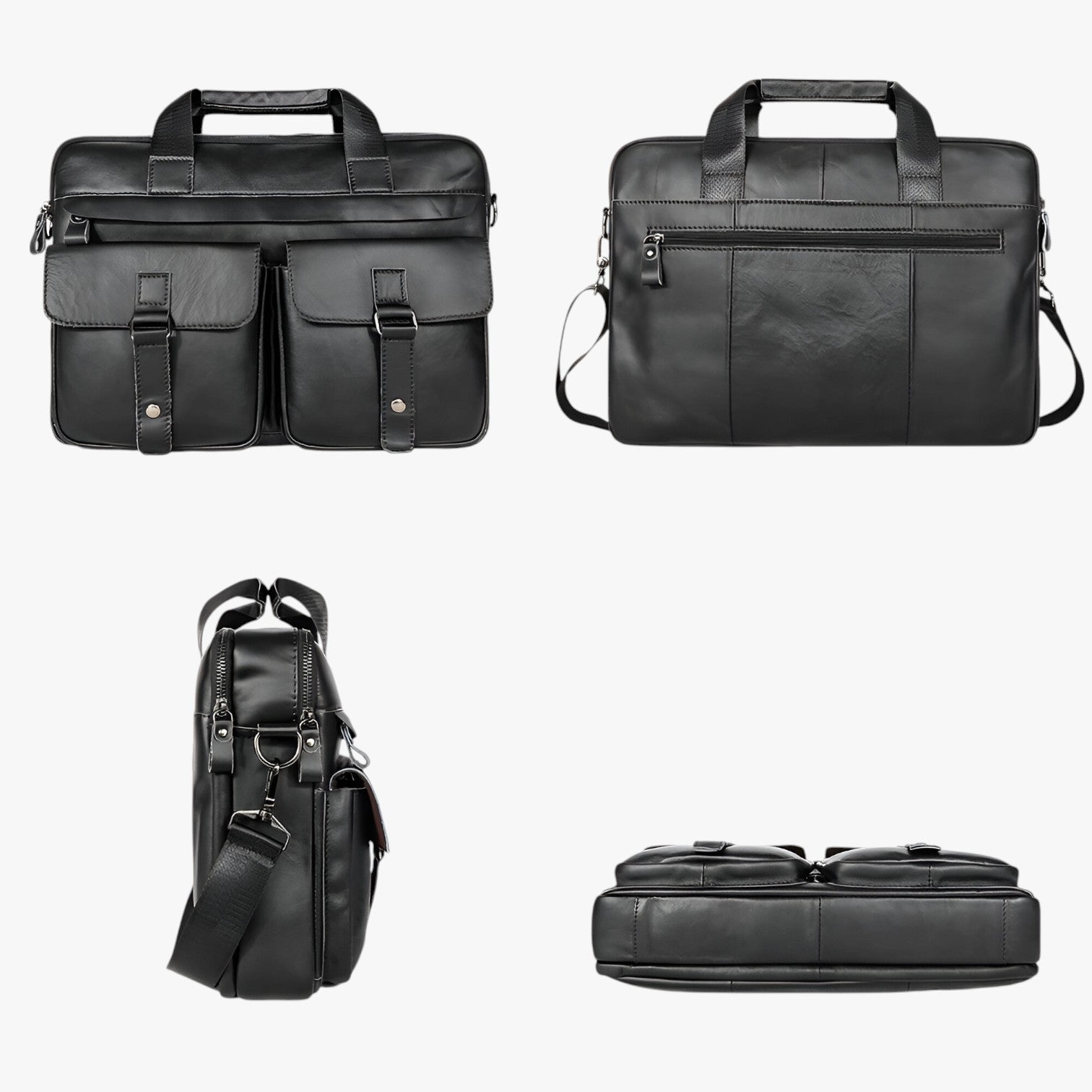 Jasiel | Borsa per Laptop in Pelle di Lusso – Elegante e Pratica per il Lavoro - - Bags mens bag Shoulder Bags - Concept Palermo
