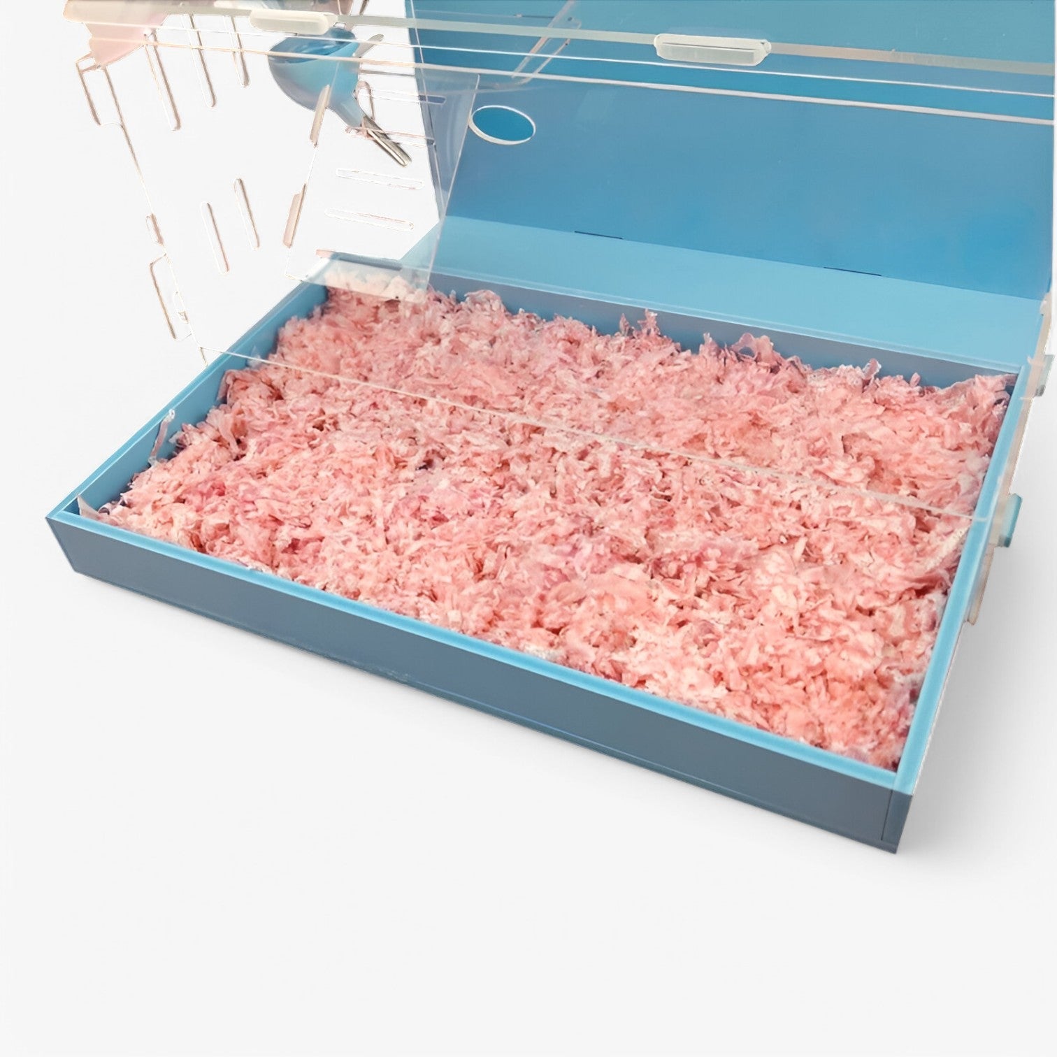 Kacey | Gabbia per criceti blu a doppio livello - Spaziosa e sicura - - hamster pet pet bed PET SUPPLIES - Concept Palermo