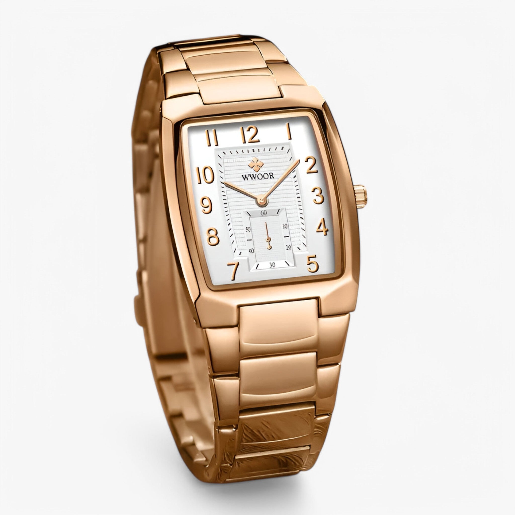 Rashid | Orologio di lusso quadrato in acciaio inox - - - Concept Palermo