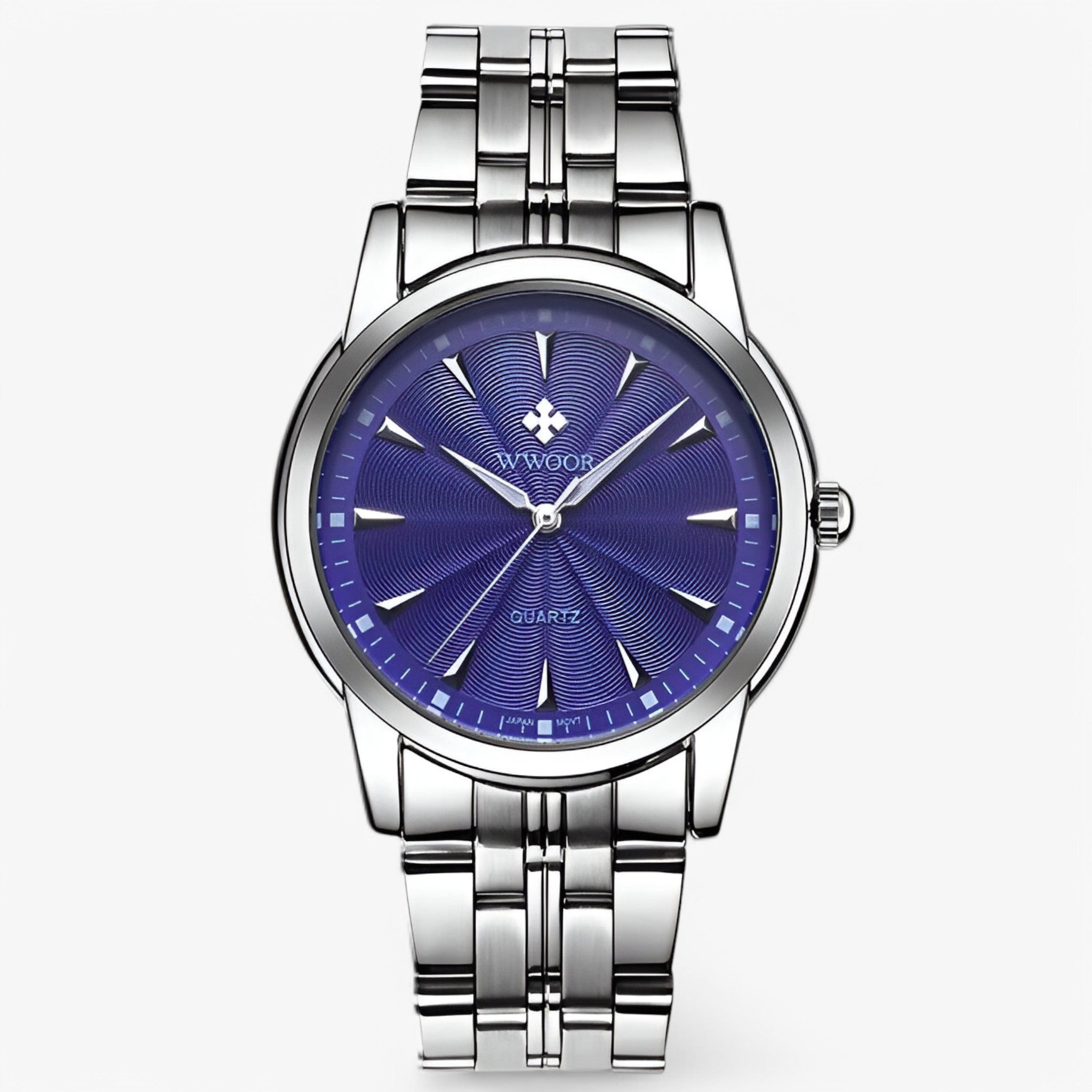 Axel | Orologio di lusso in oro inox - Bianco Blu - - Concept Palermo