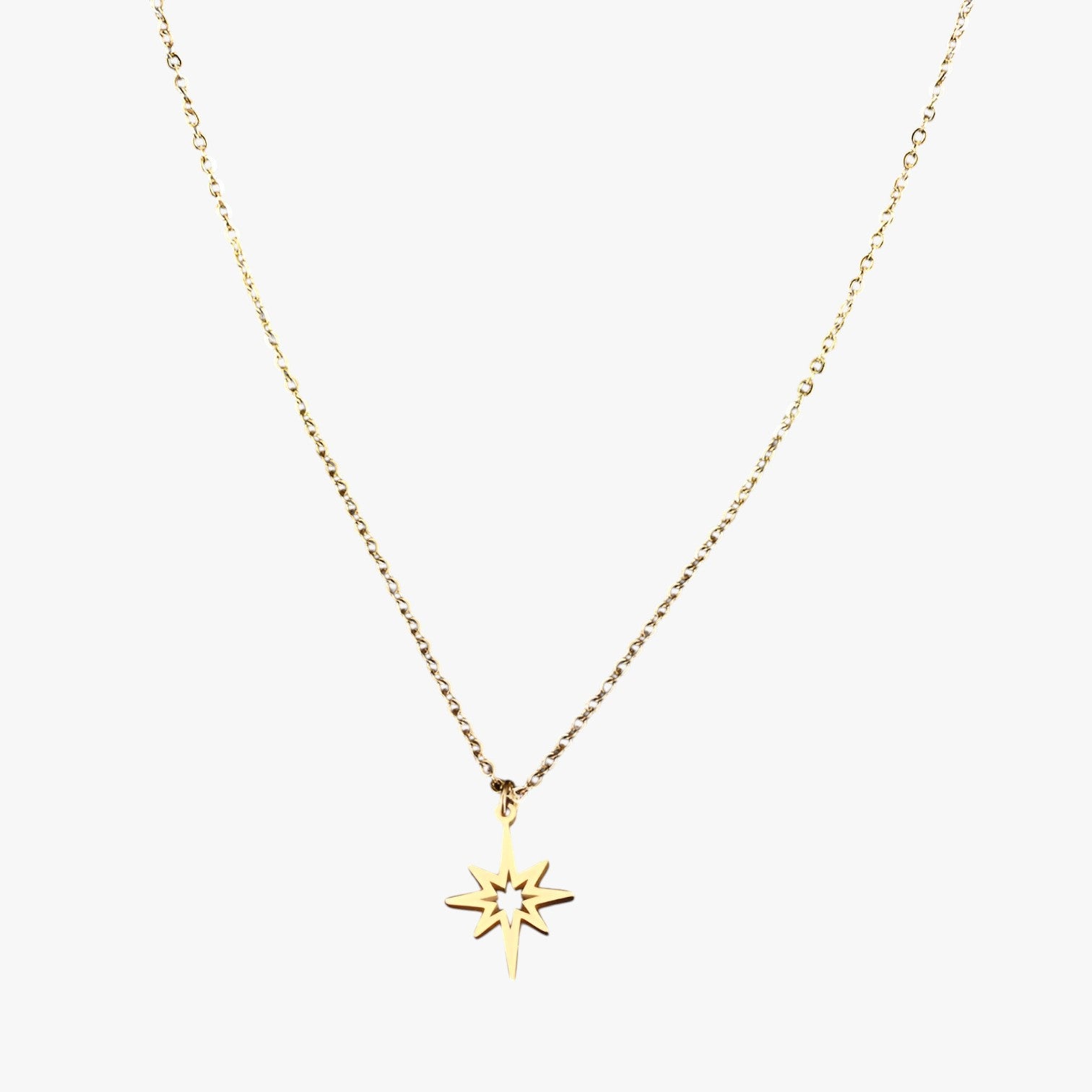 Lilith | Elegante collana con ciondolo a stella in acciaio inossidabile - - elegant womens necklaces necklace NECKLACES Necklaces for Women - Concept Palermo