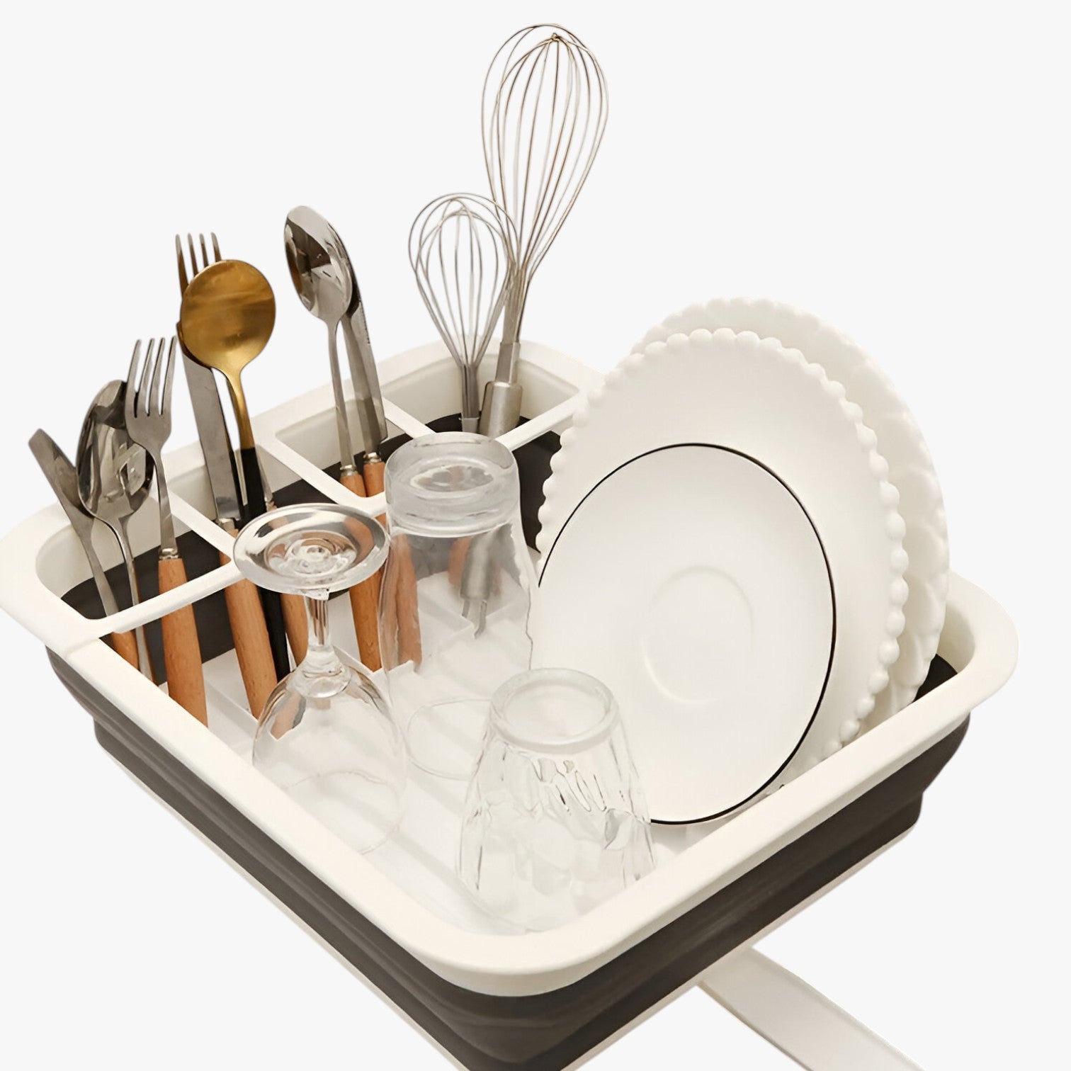 Darian | Compatto e ordinato - Scolapiatti pieghevole salvaspazio - - Kitchen - Concept Palermo