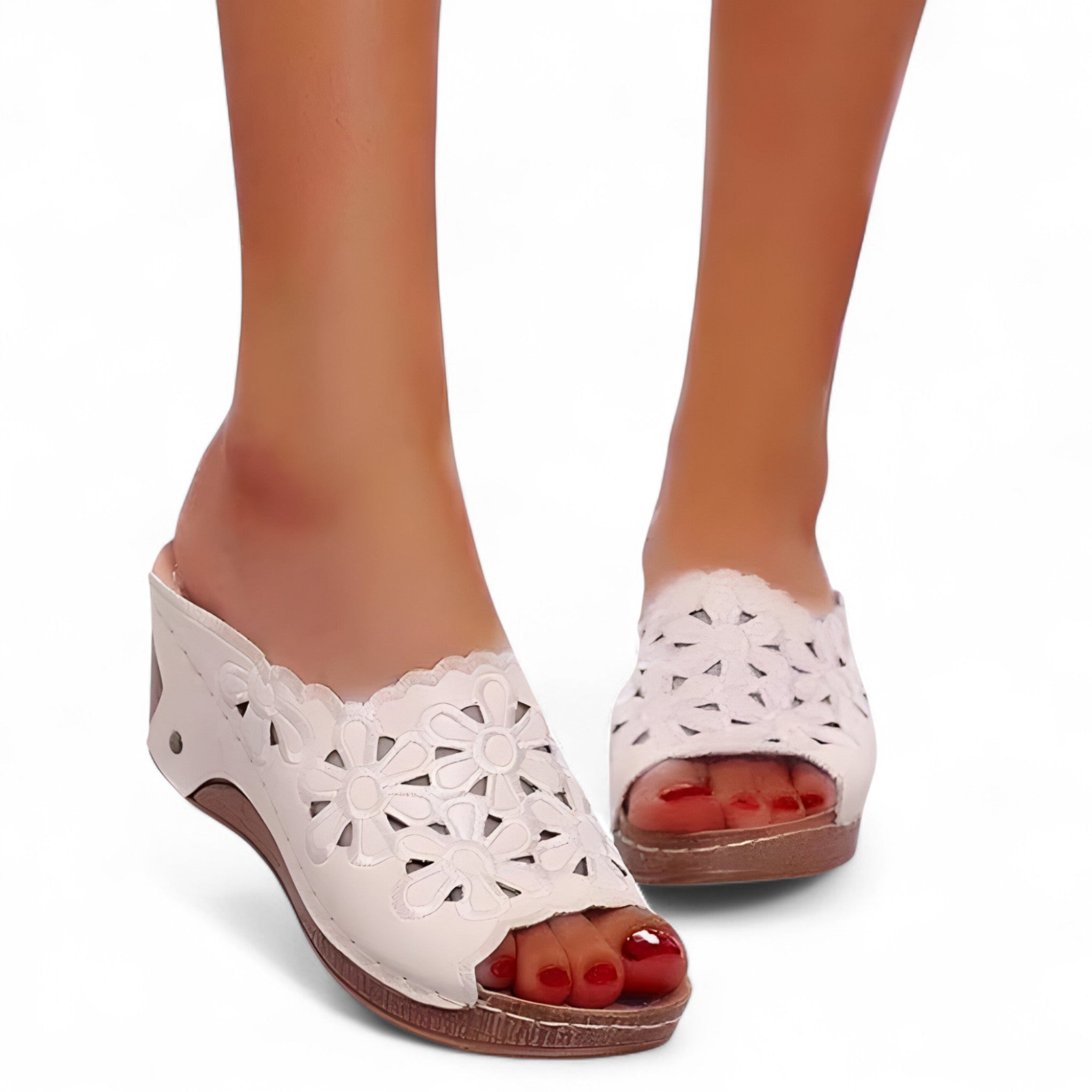 Demia | Scarpe con tornanti floreali – Eleganti e confortevoli