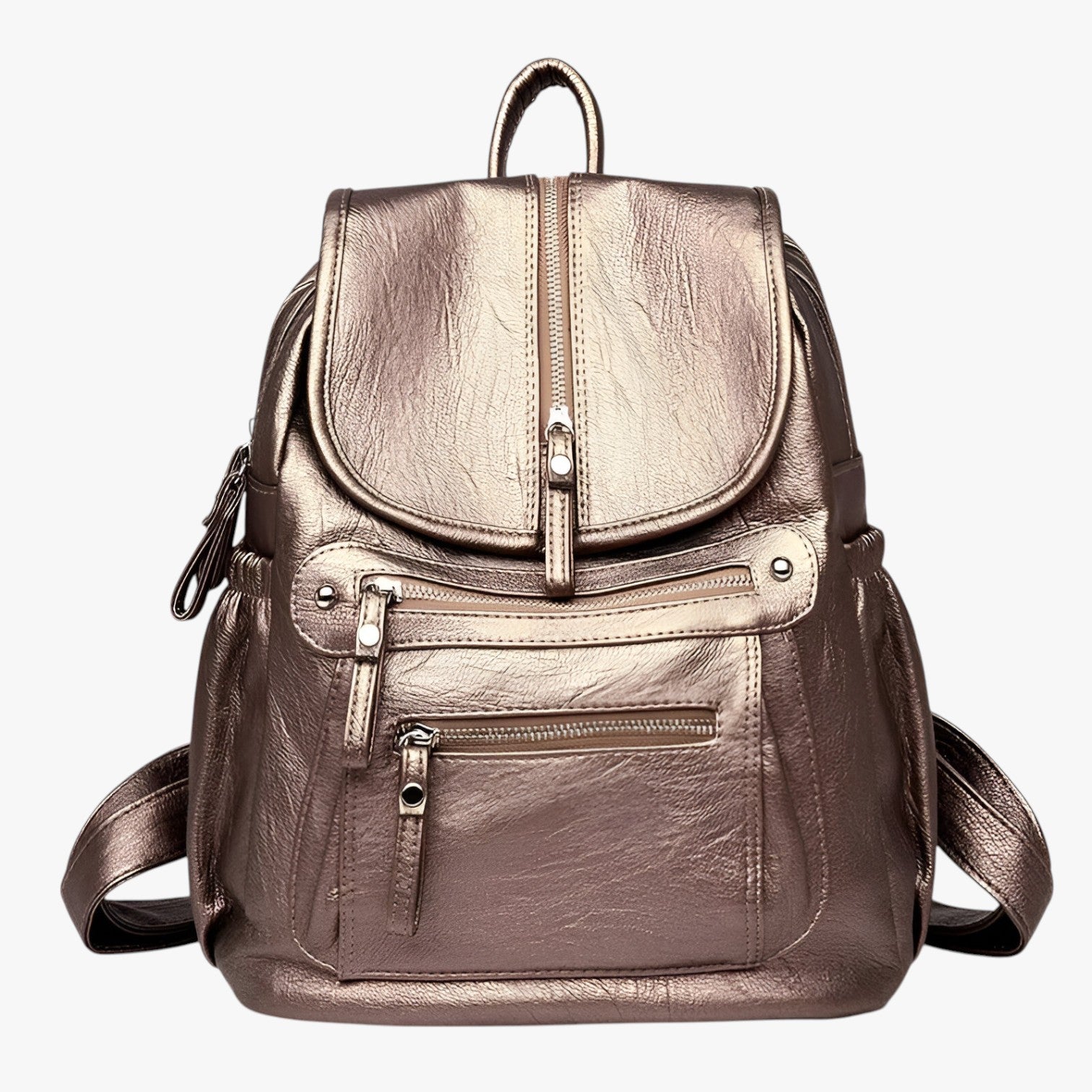 Raelynn | Zaini in Pelle di Alta Qualità Eleganza Vintage per Donne e Ragazze - Oro - Backpacks Bags women bags - Concept Palermo