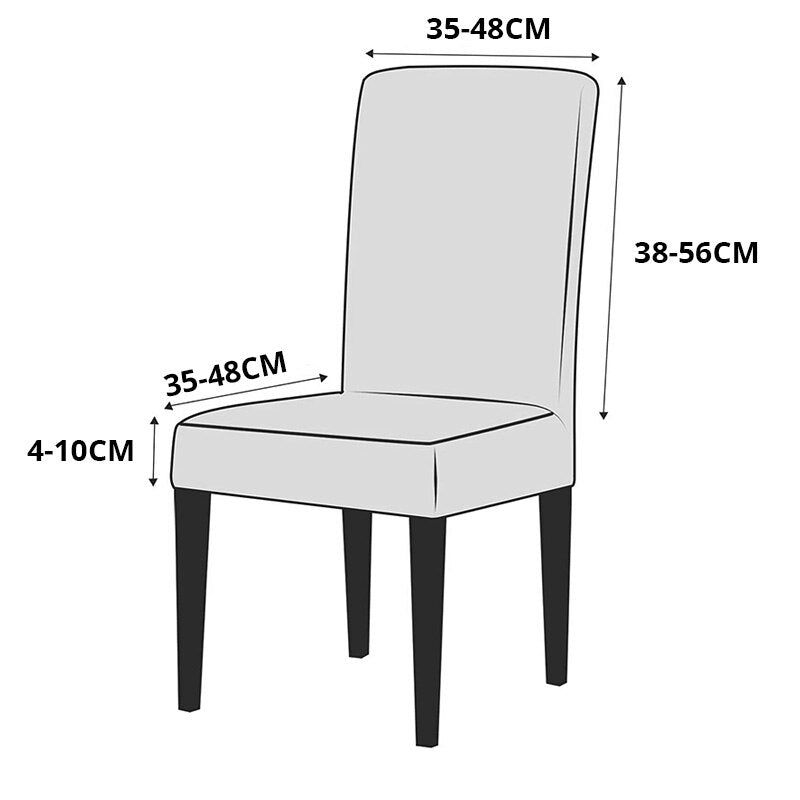 Copertura per Sedia Belleza | Confezione da 2 - - seat cover slipcovers - Concept Palermo