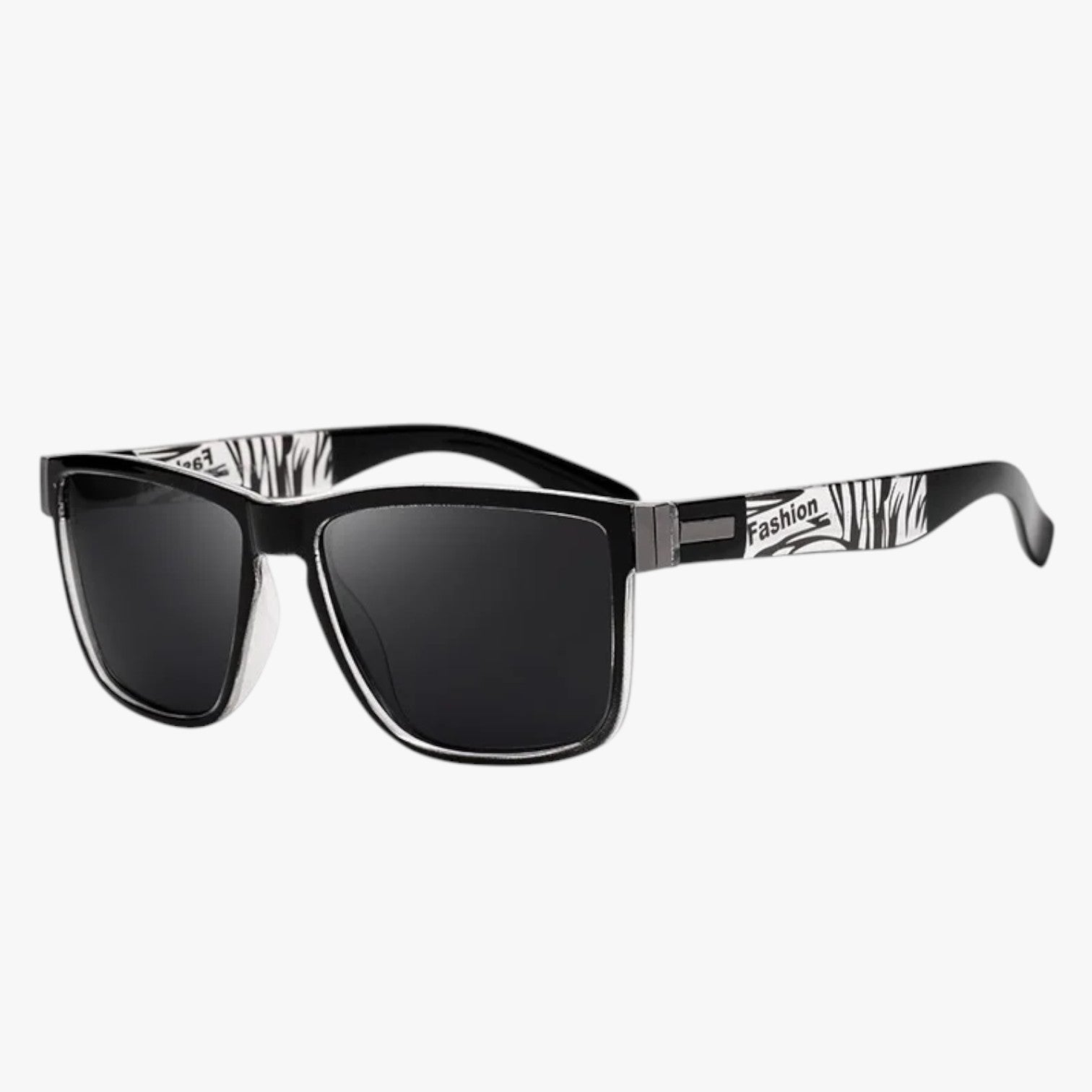 Nikolas | Occhiali da Sole Retrò Unisex Polarizzati, UV400, Anti-Riflesso, Stile di Design - 02 Fashion black Polarized - Fashion Sunglasses mens sunglasses Sunglasses sunglasses polarized men - Concept Palermo