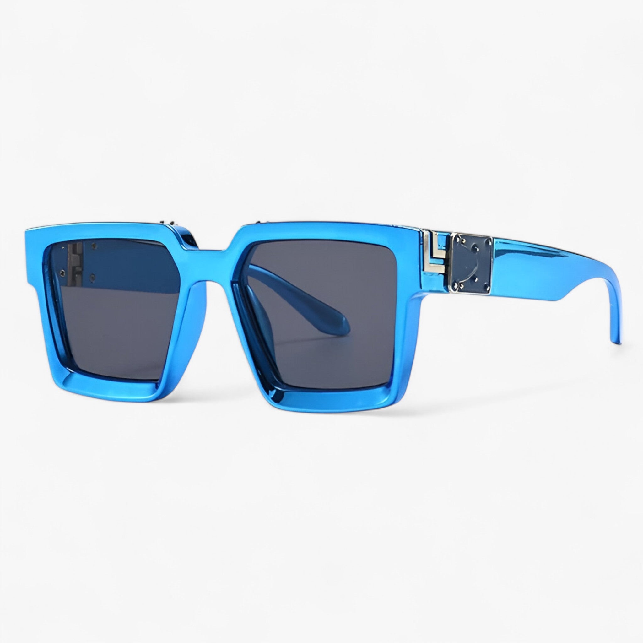Ulrich | Occhiali da sole quadrati vintage da uomo e donna - Blu Grigio other - Fashion Sunglasses men sunglasses polarized mens sunglasses Polarized man sunglasses Sunglasses sunglasses polarized men - Concept Palermo
