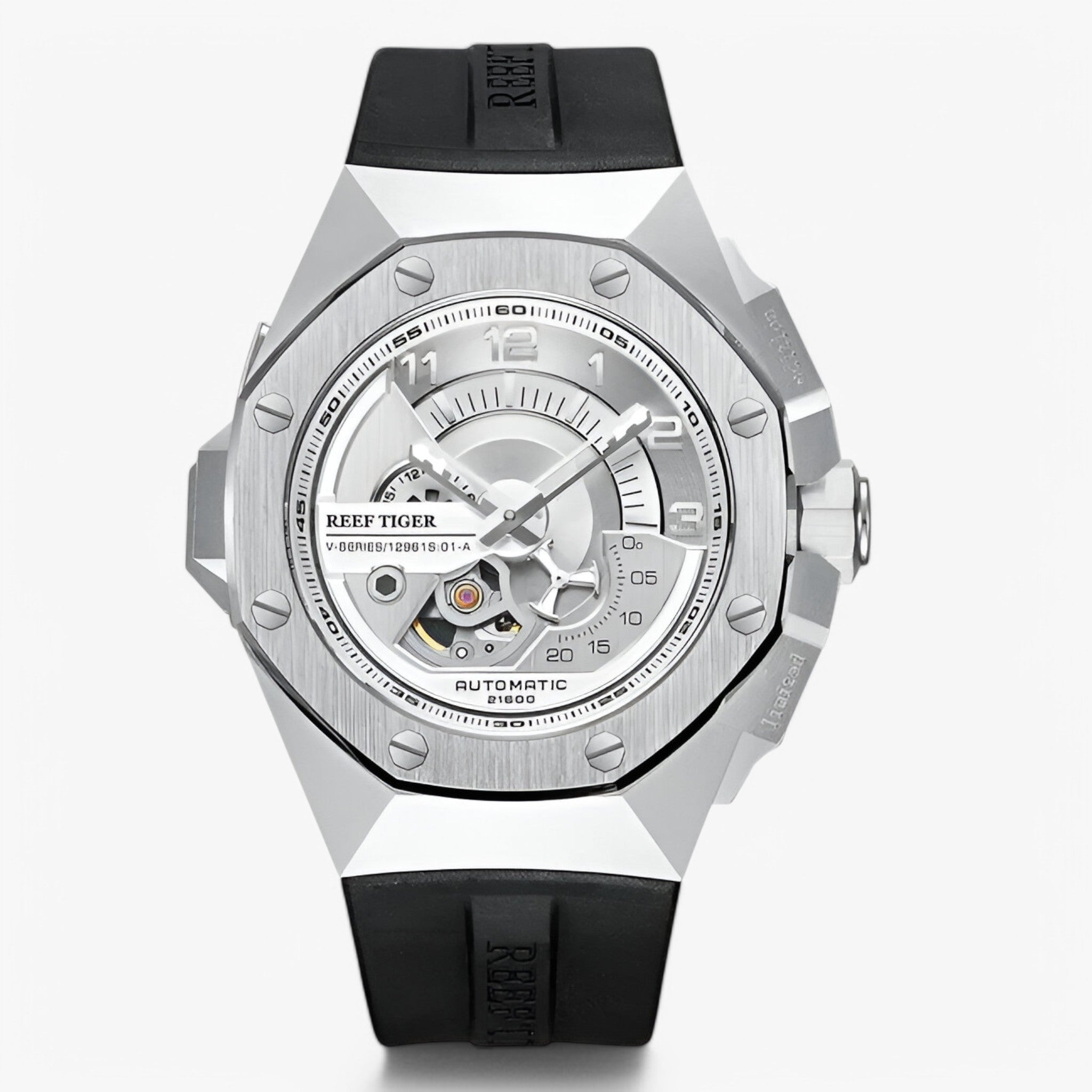 Cyrilo | Orologio Sportivo Automatico di Lusso - nero argento - - Concept Palermo