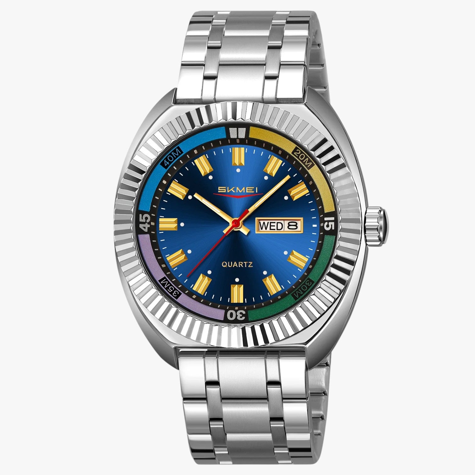 Brenden | Eleganza durevole - Orologio impermeabile in acciaio inossidabile di alta qualità - Acciaio inossidabile Blu - watch watch for men WATCHES FOR MEN wistwatches - Concept Palermo