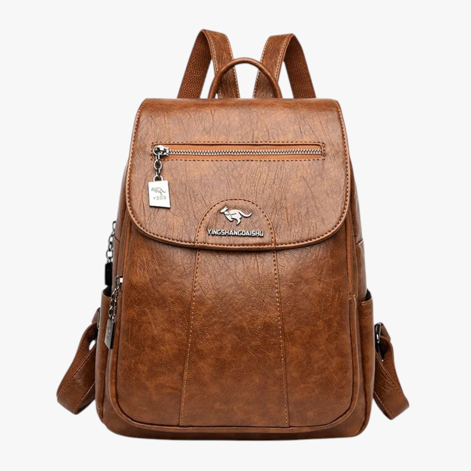 Laura | Zaino vintage in pelle – morbido, elegante e perfetto per viaggiare - Marrone - Backpacks Bags women bags - Concept Palermo