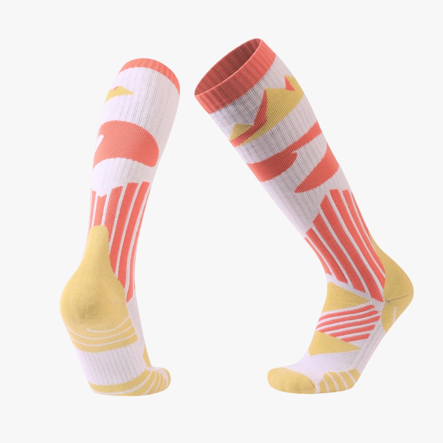 Donovan | Style and protection on the slopes: highly breathable wool ski socks - Rosa - Hiking Socks socks - Concept Palermo