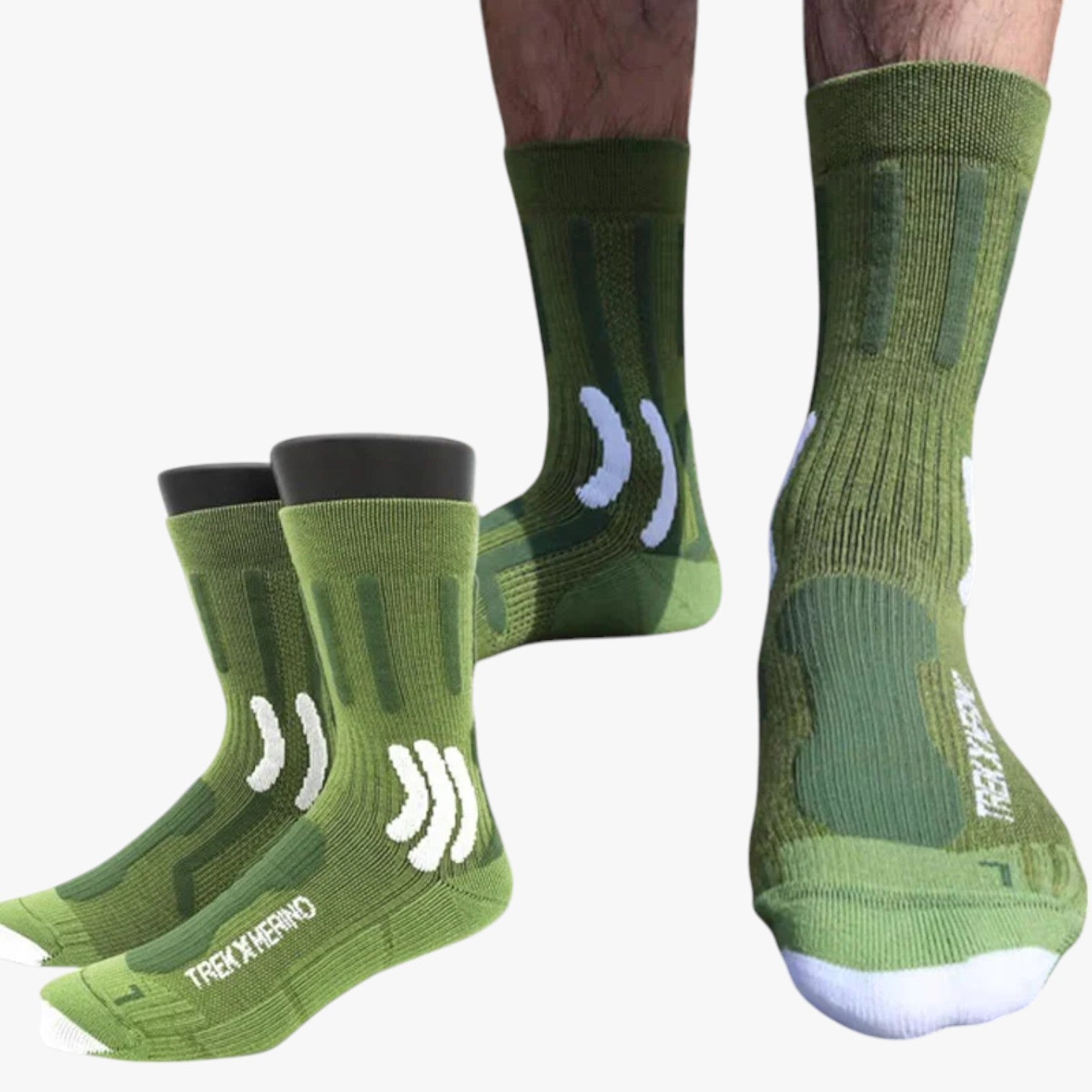 Vincent | Calzini da esterno in lana merino: comfort premium per escursionismo e corsa - - Hiking Socks socks - Concept Palermo